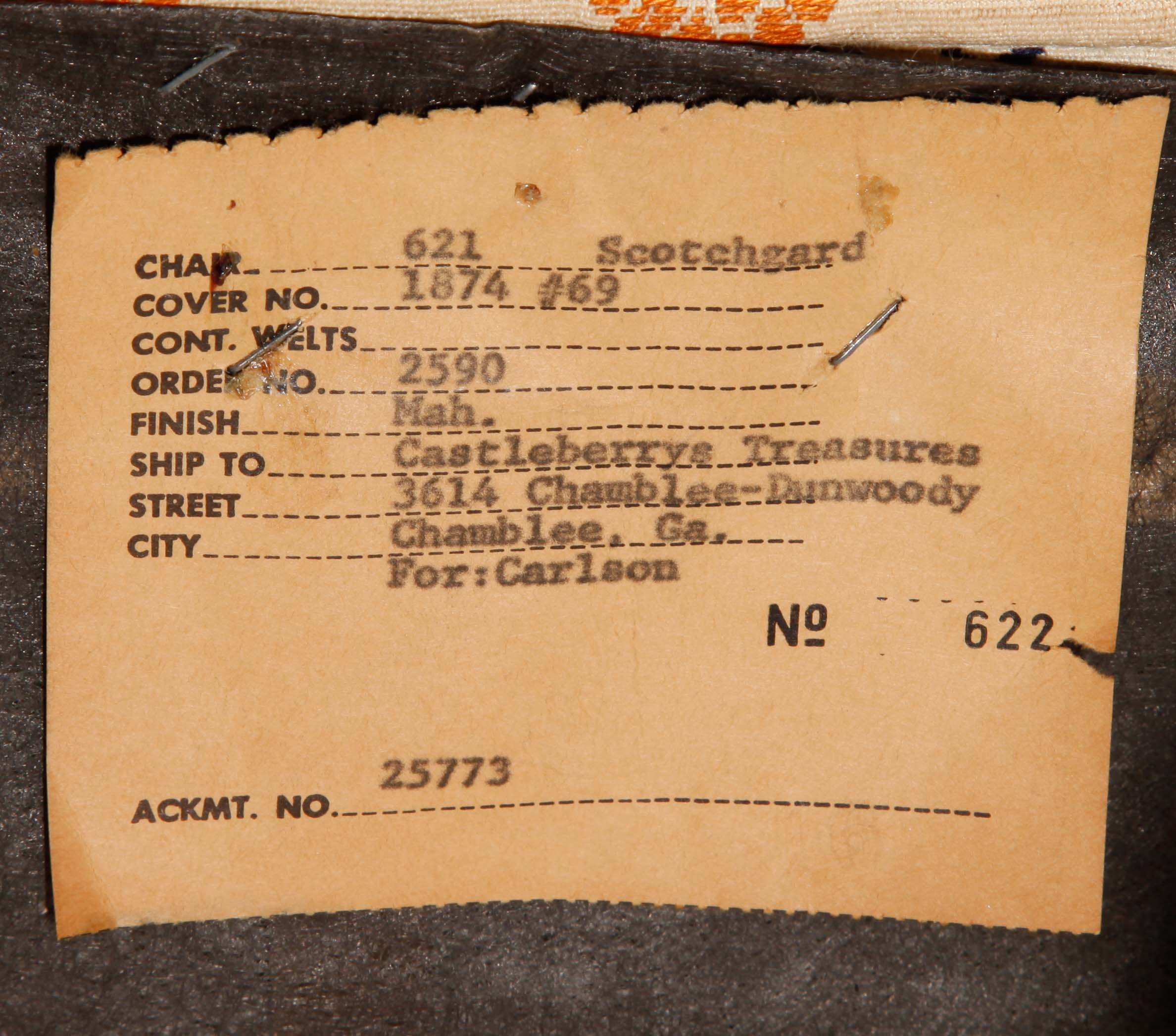 Upholstered Marigold Arm Chair