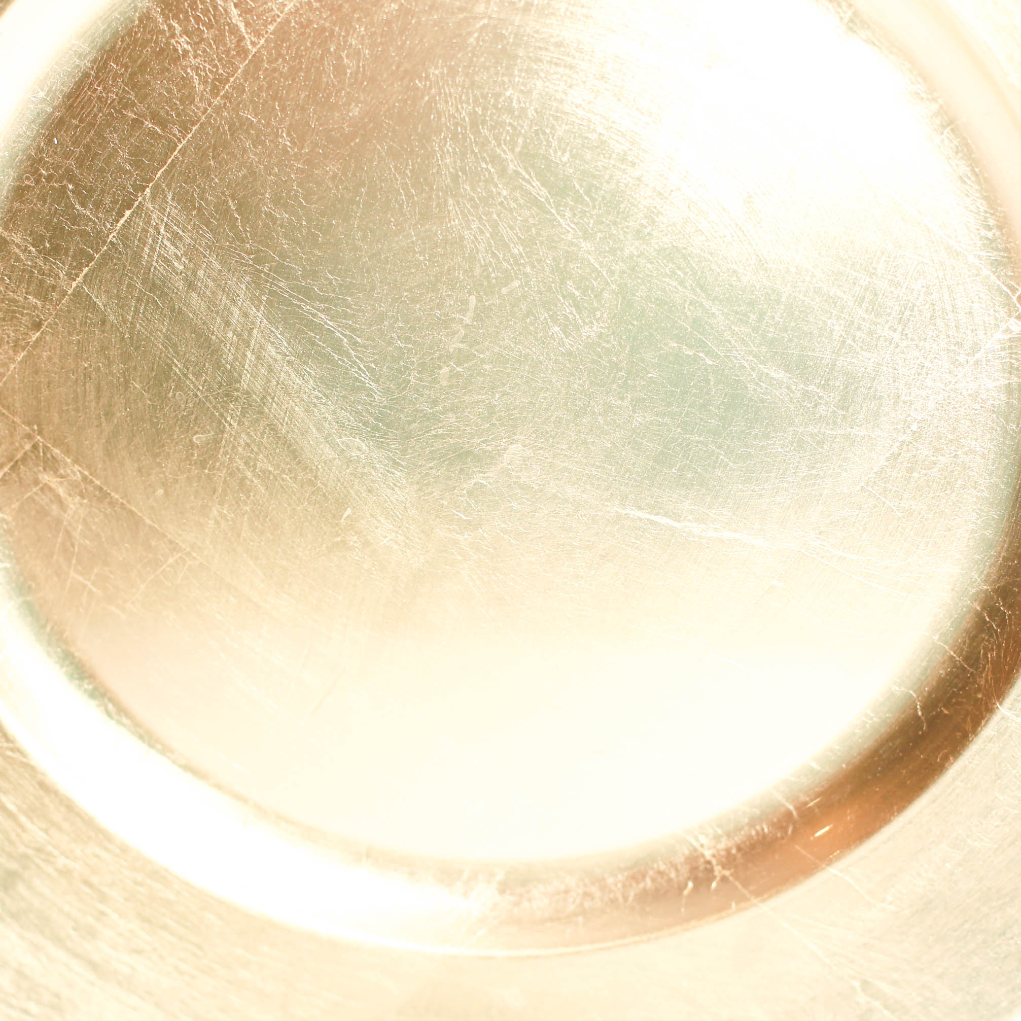 Eight Paloma Gold Leaf Charger Plates