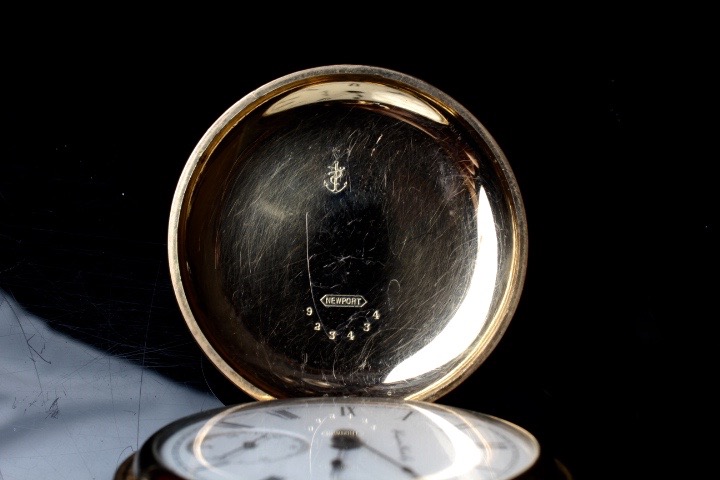 Antique Hampden Watch Co. Gold Plated Pocket Watch