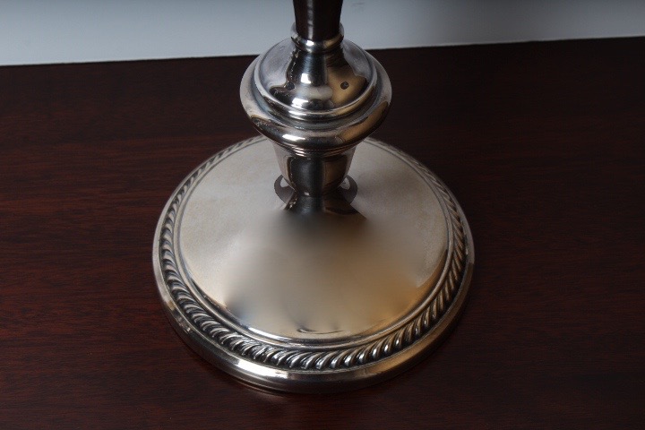 Pair of Vintage F.B. Rogers Silver Plated Candelabras