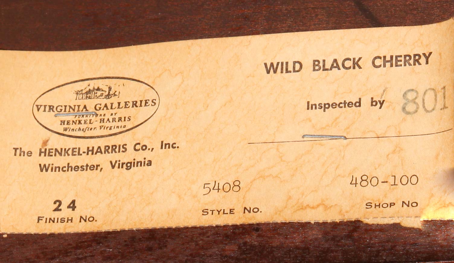 Set of Wild Black Cherry Tables by Henkle-Harris