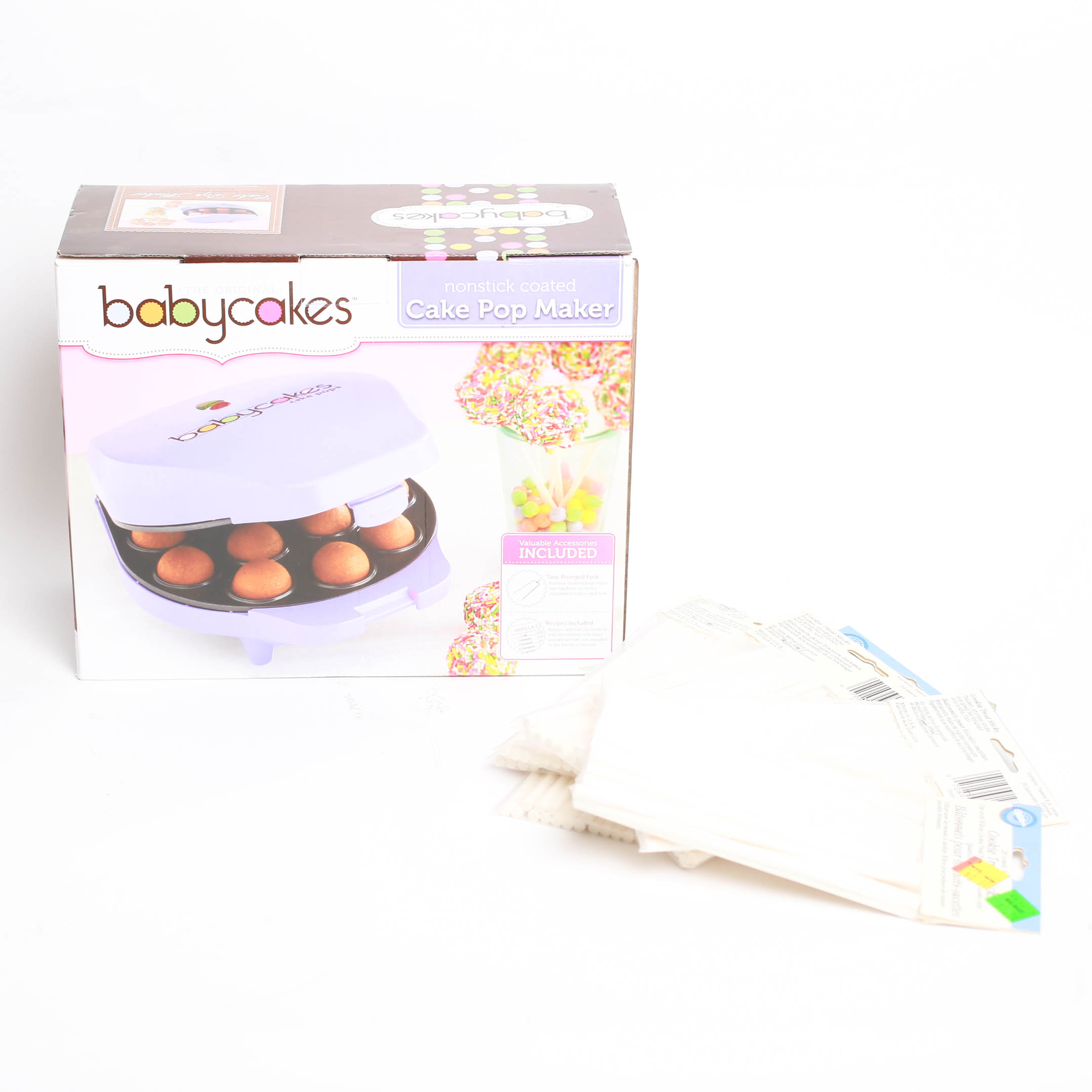 Baby Cakes Cake Pop Maker with Treat Sticks