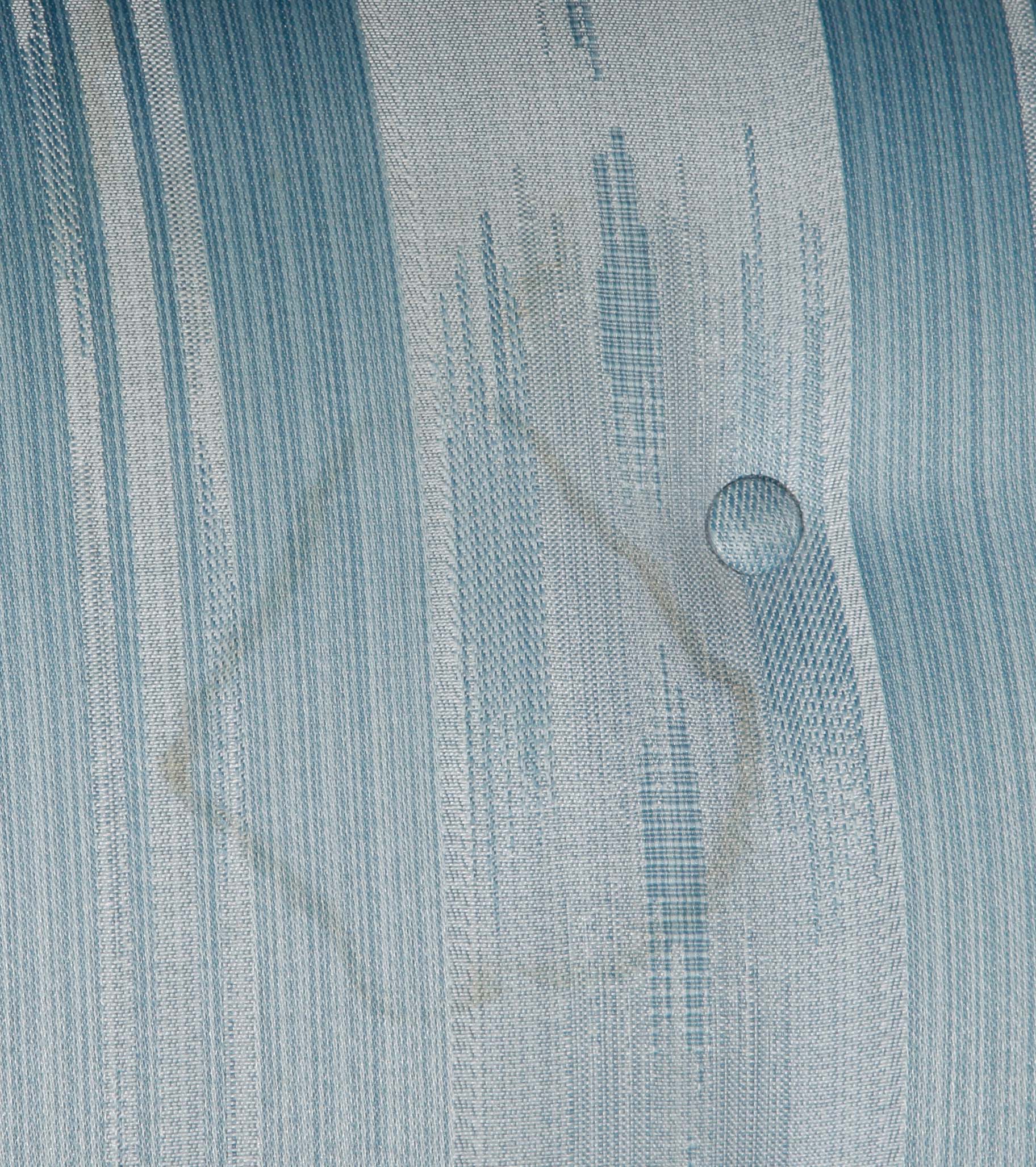 Blue Wing Back Chair by Morganton Chair