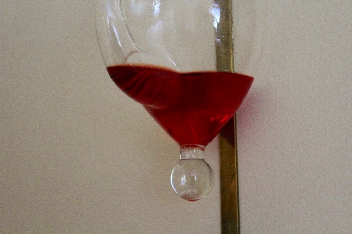 Hand Blown Glass Barometer