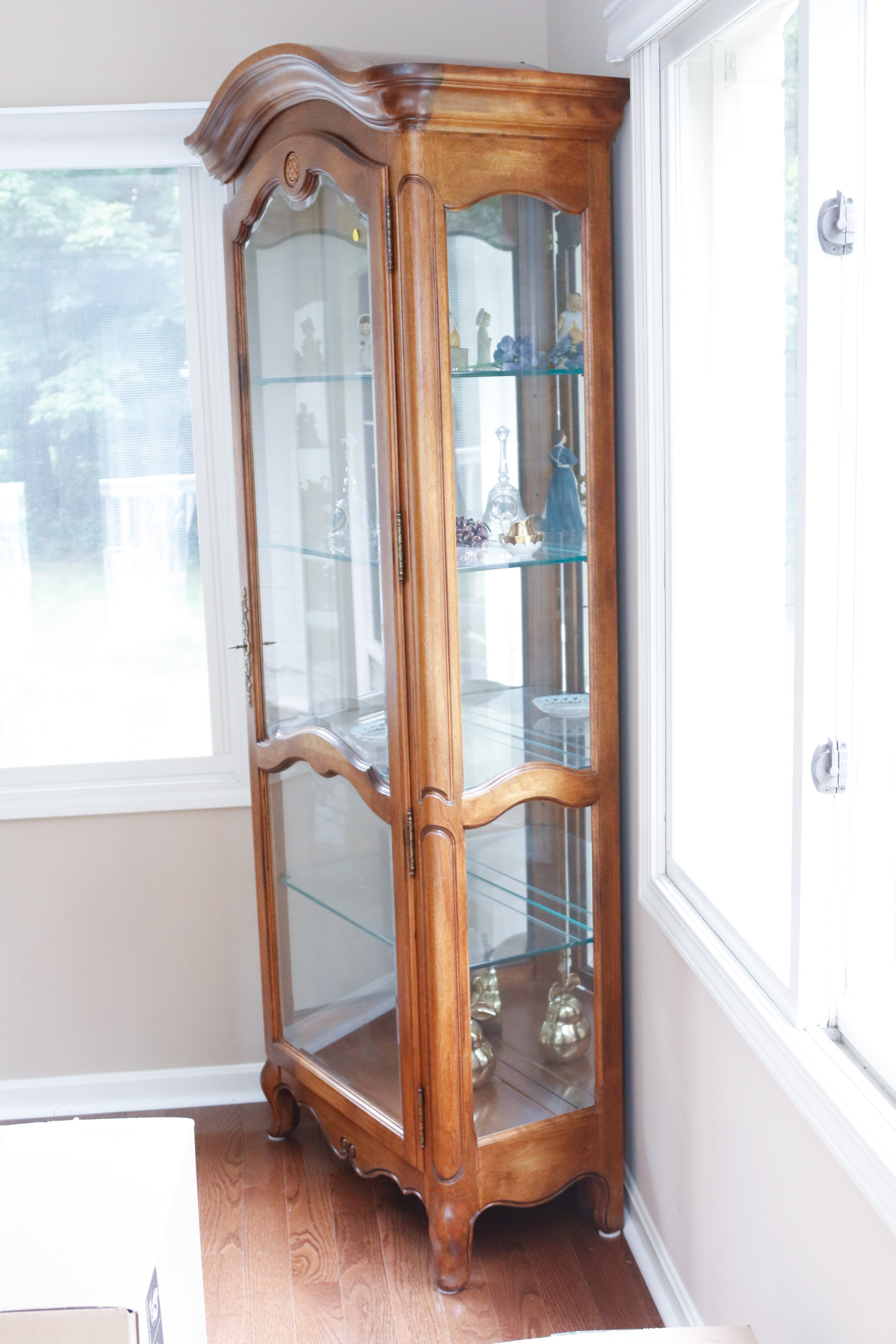 Ethan Allen "Country French" Curio Cabinet #2
