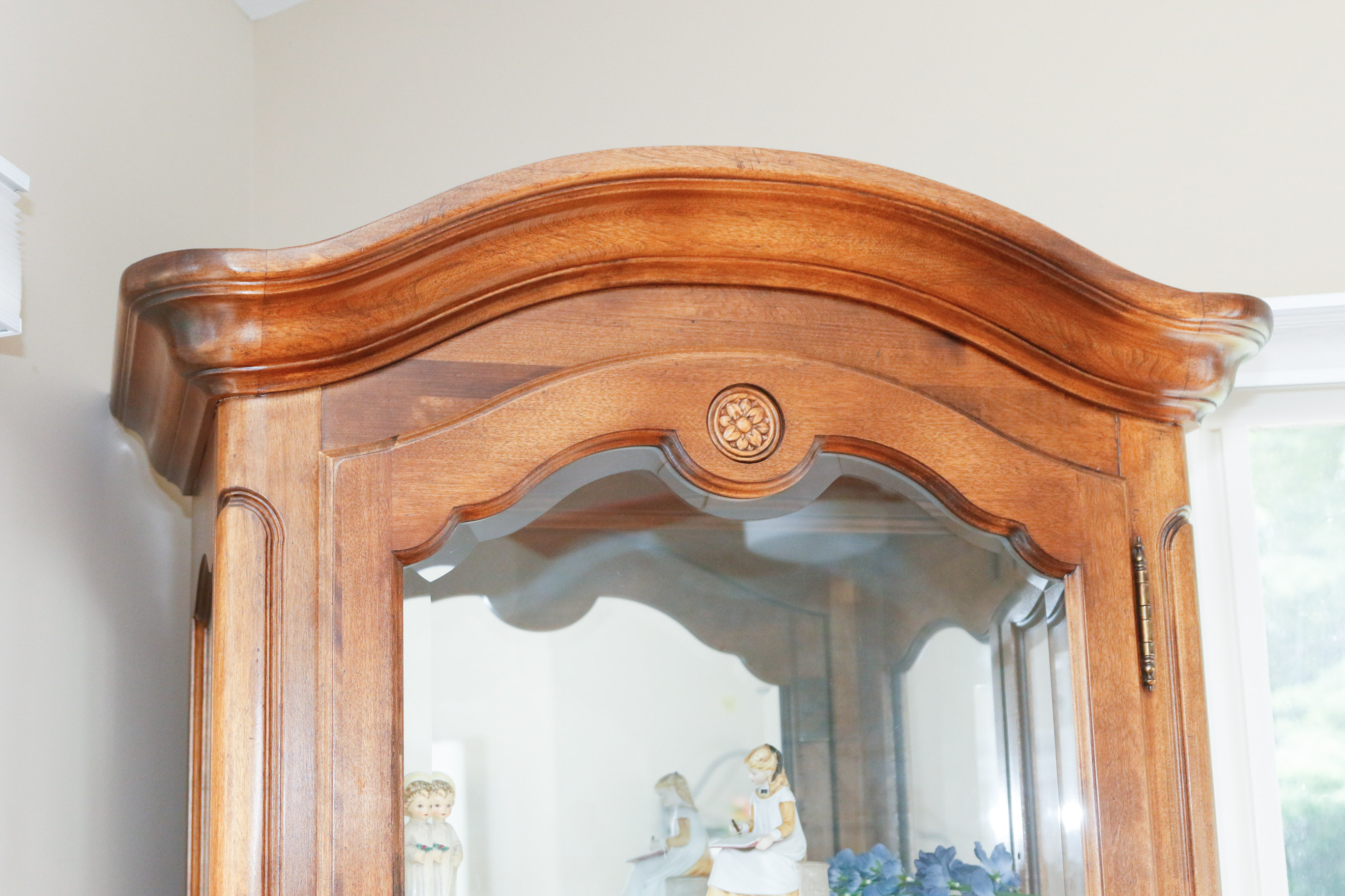 Ethan Allen "Country French" Curio Cabinet #2