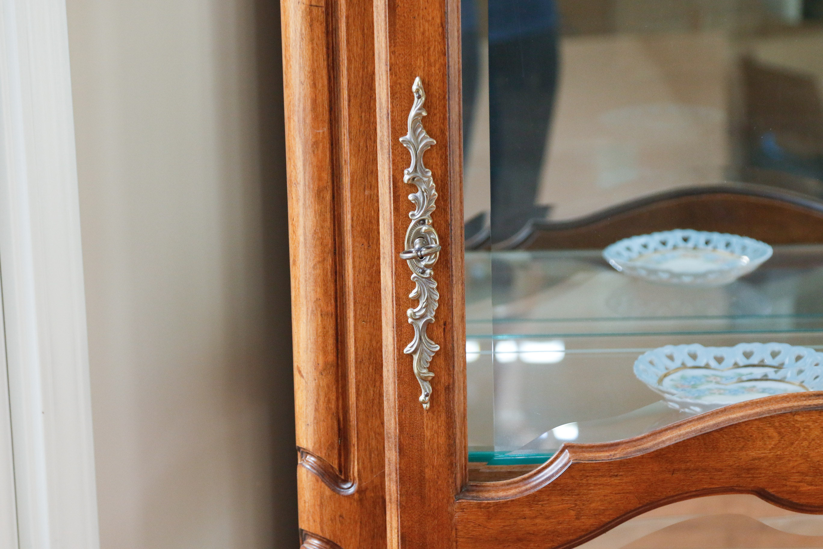 Ethan Allen "Country French" Curio Cabinet #2