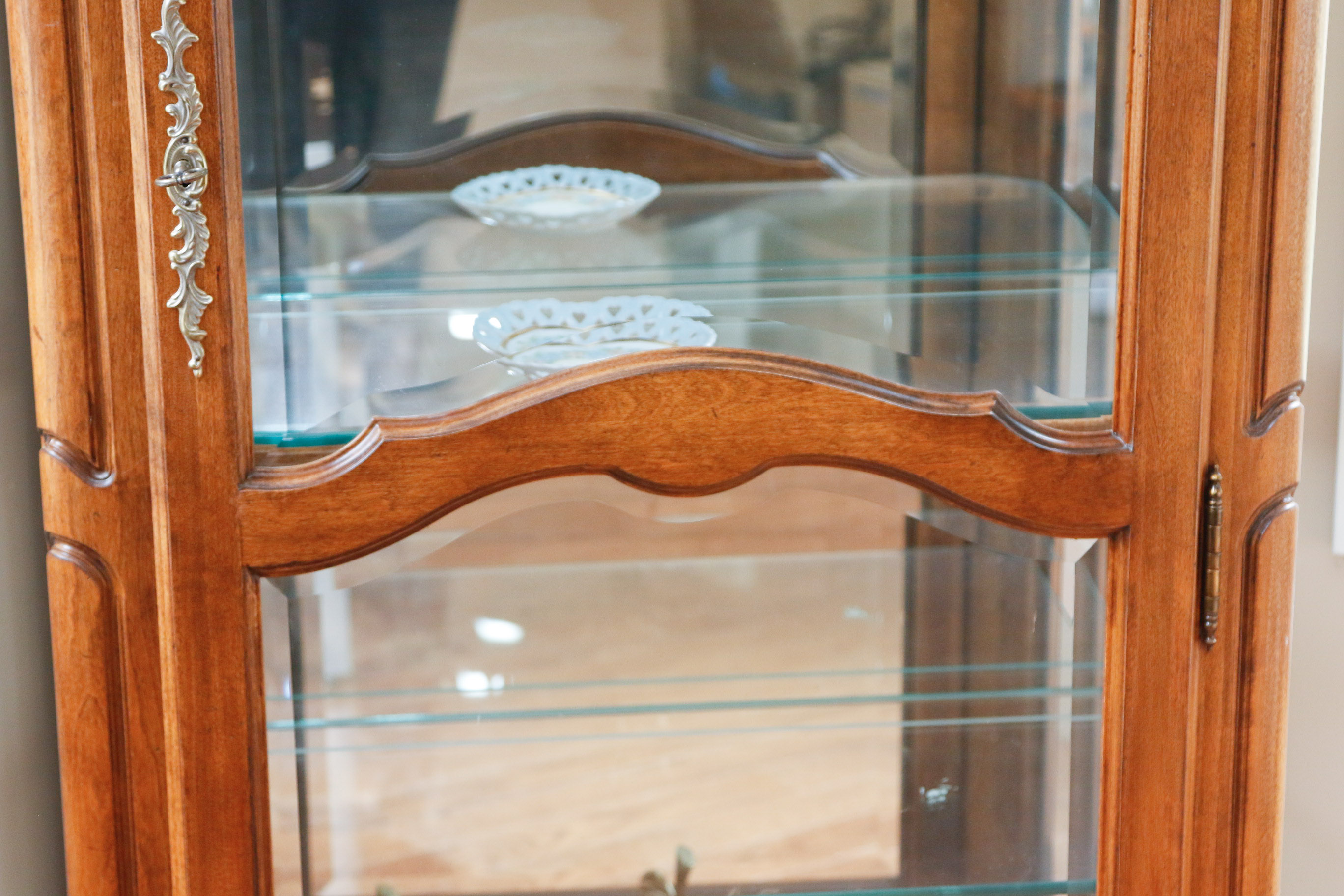 Ethan Allen "Country French" Curio Cabinet #2