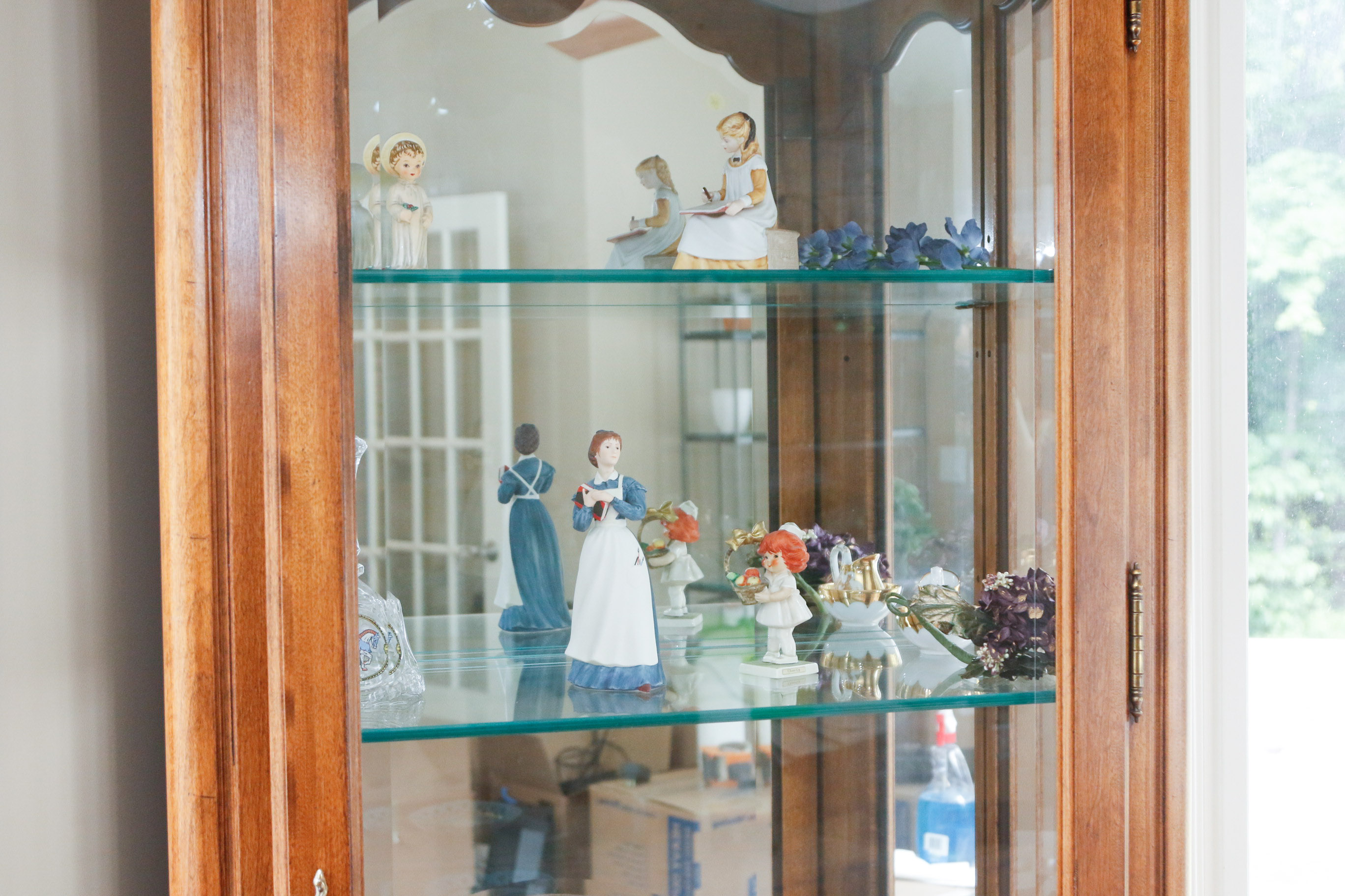 Ethan Allen "Country French" Curio Cabinet #2