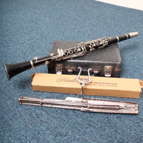 Vintage Normandy Reso-Tone E-Flat Clarinet with Case and Stand