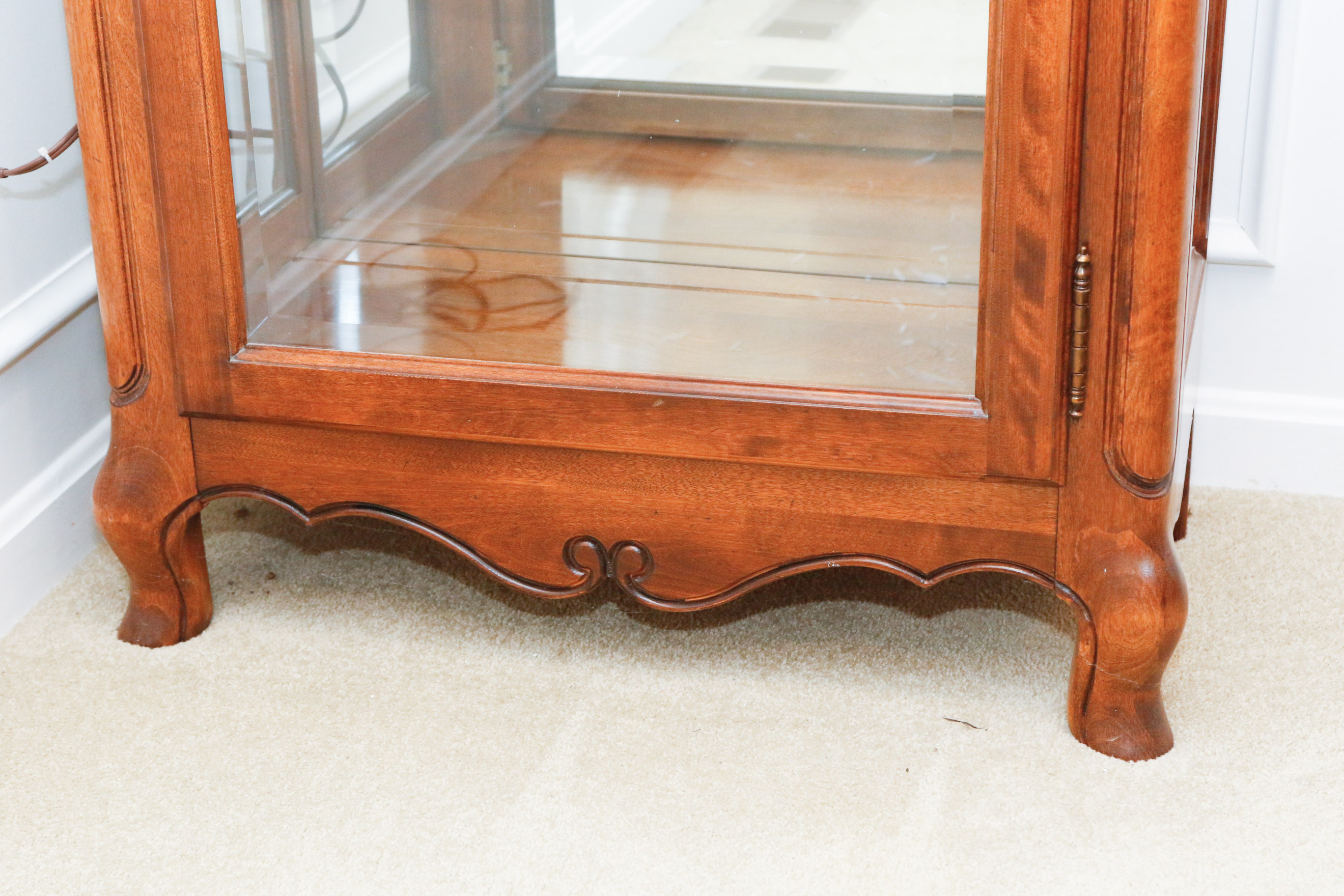 Ethan Allen "Country French" Curio Cabinet #3