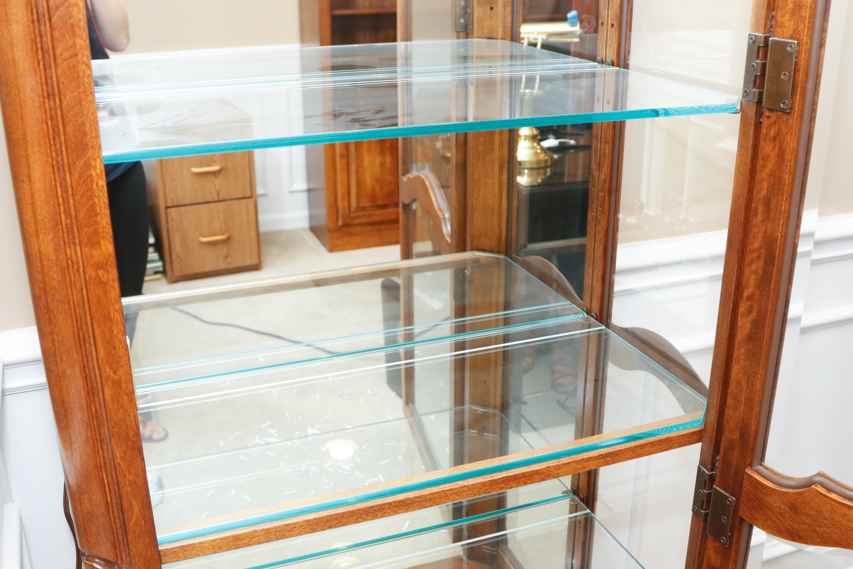 Ethan Allen "Country French" Curio Cabinet #3