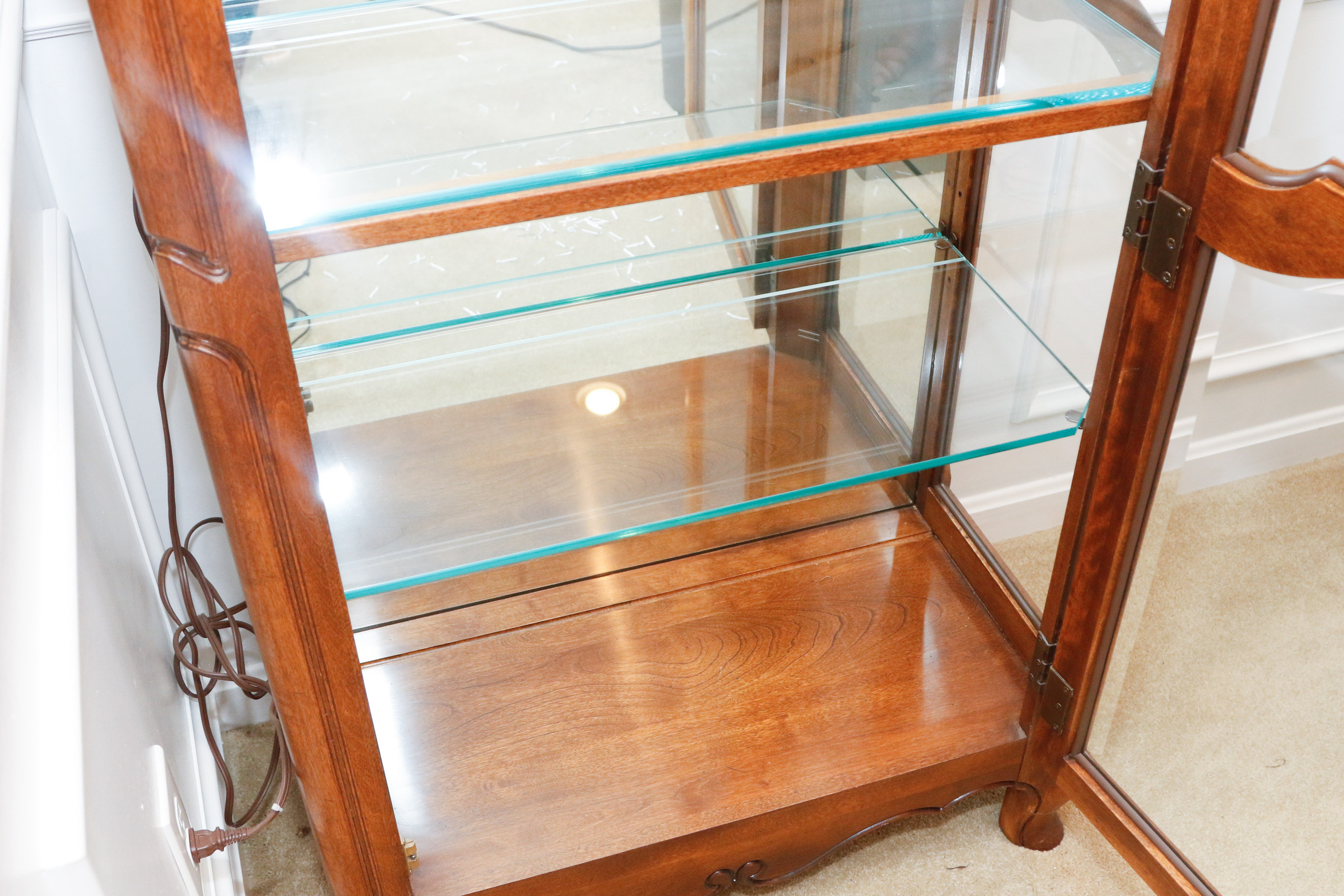 Ethan Allen "Country French" Curio Cabinet #3