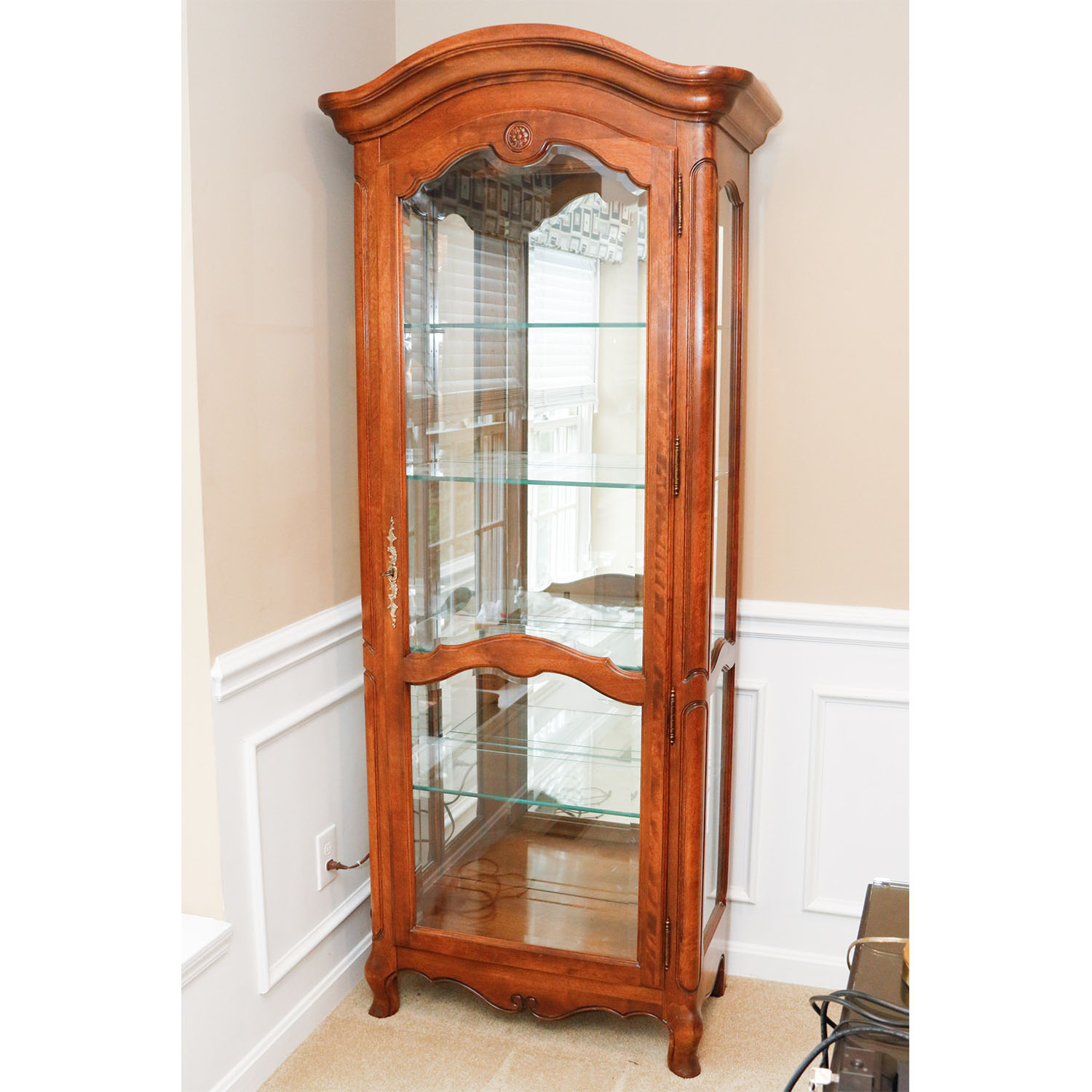 Ethan Allen "Country French" Curio Cabinet #3