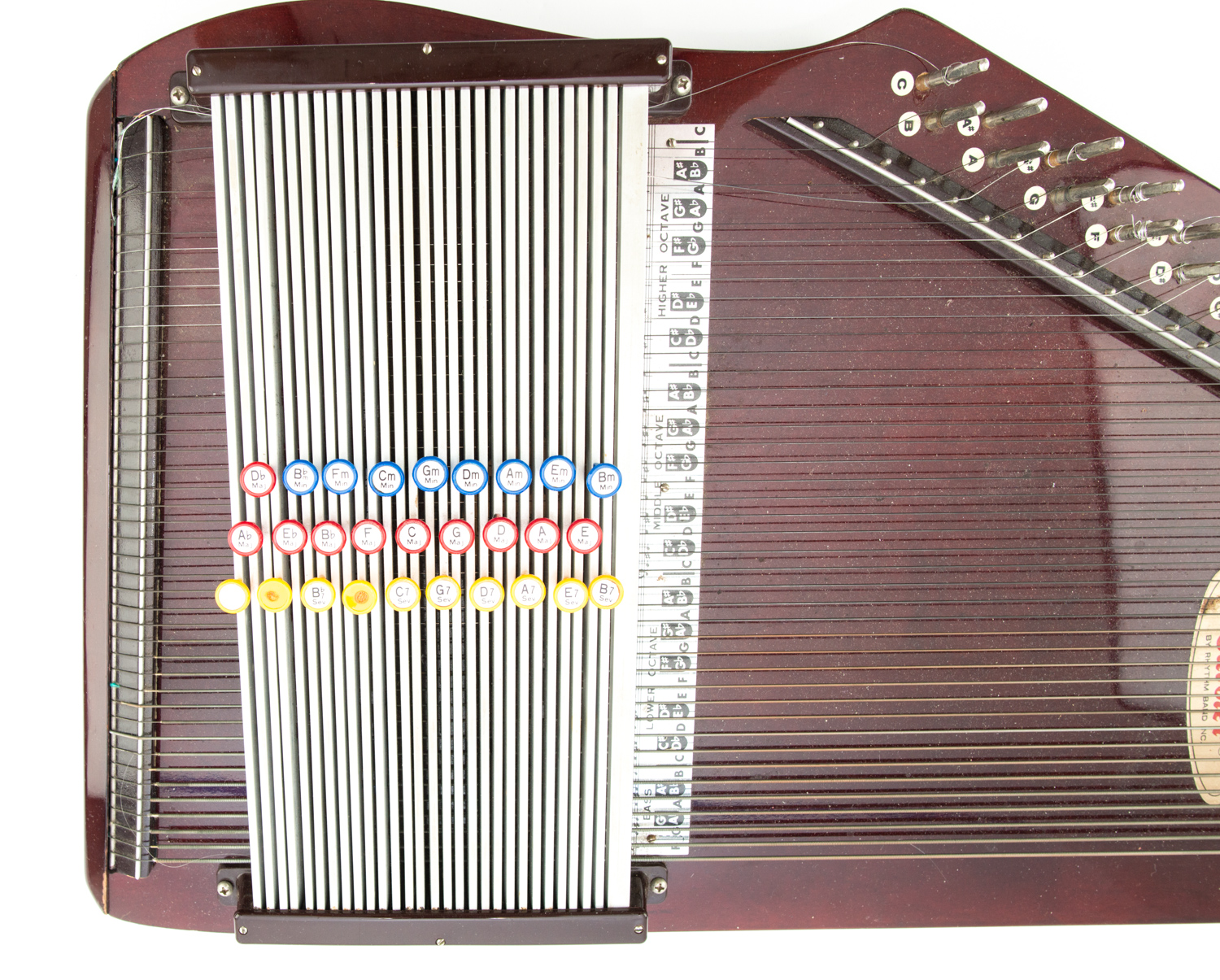 Vintage RBI "Caroler" Autoharp With Case