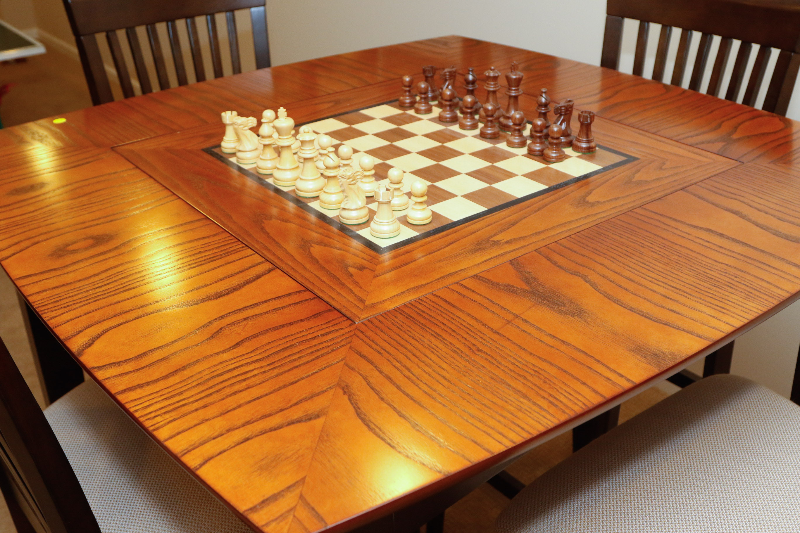 High-Top Game Table and Four Chairs