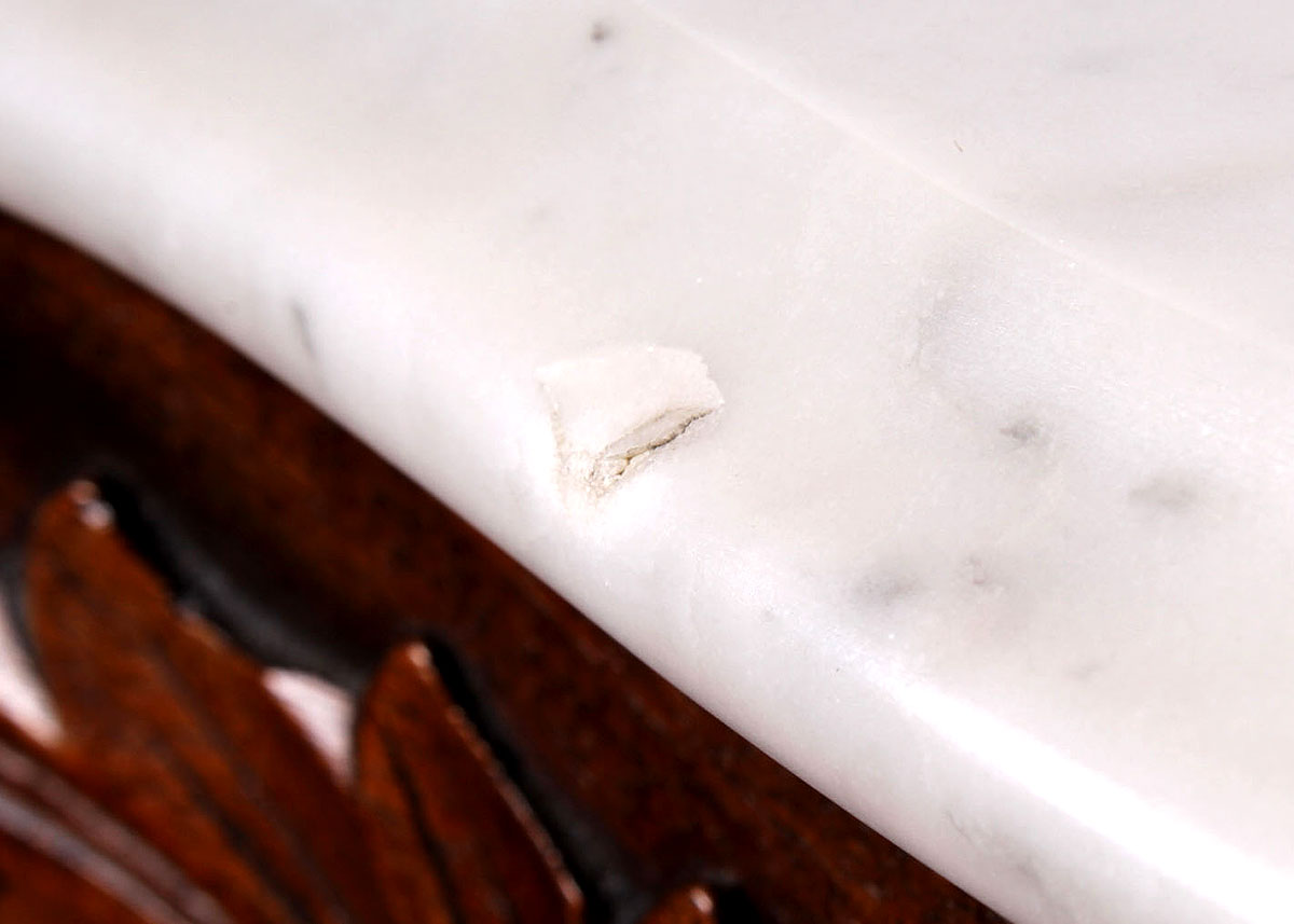 Victorian Turtle Top Table in the Rococo Revival Style