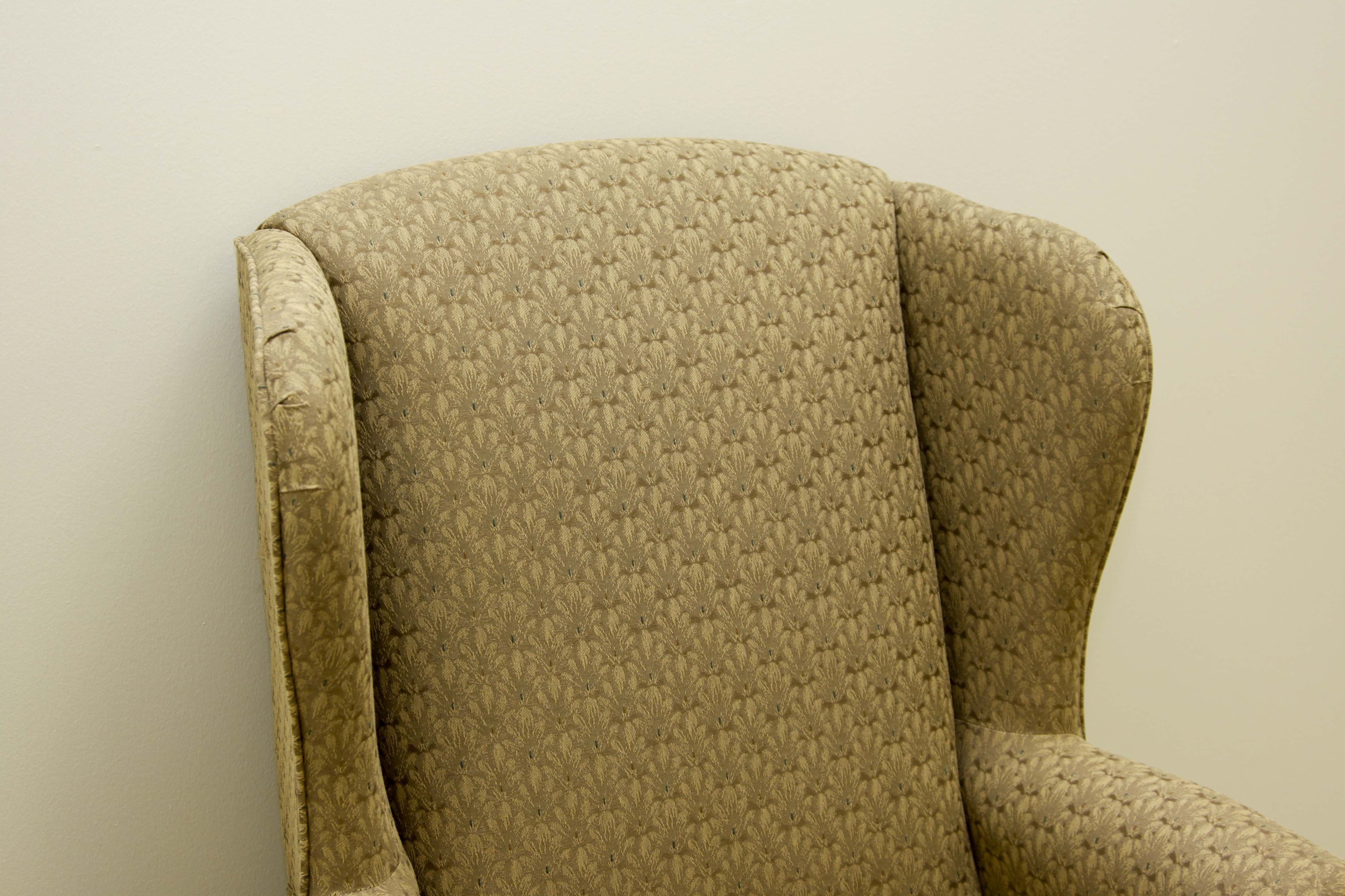 Havertys Queen Anne Style Wingback Chair