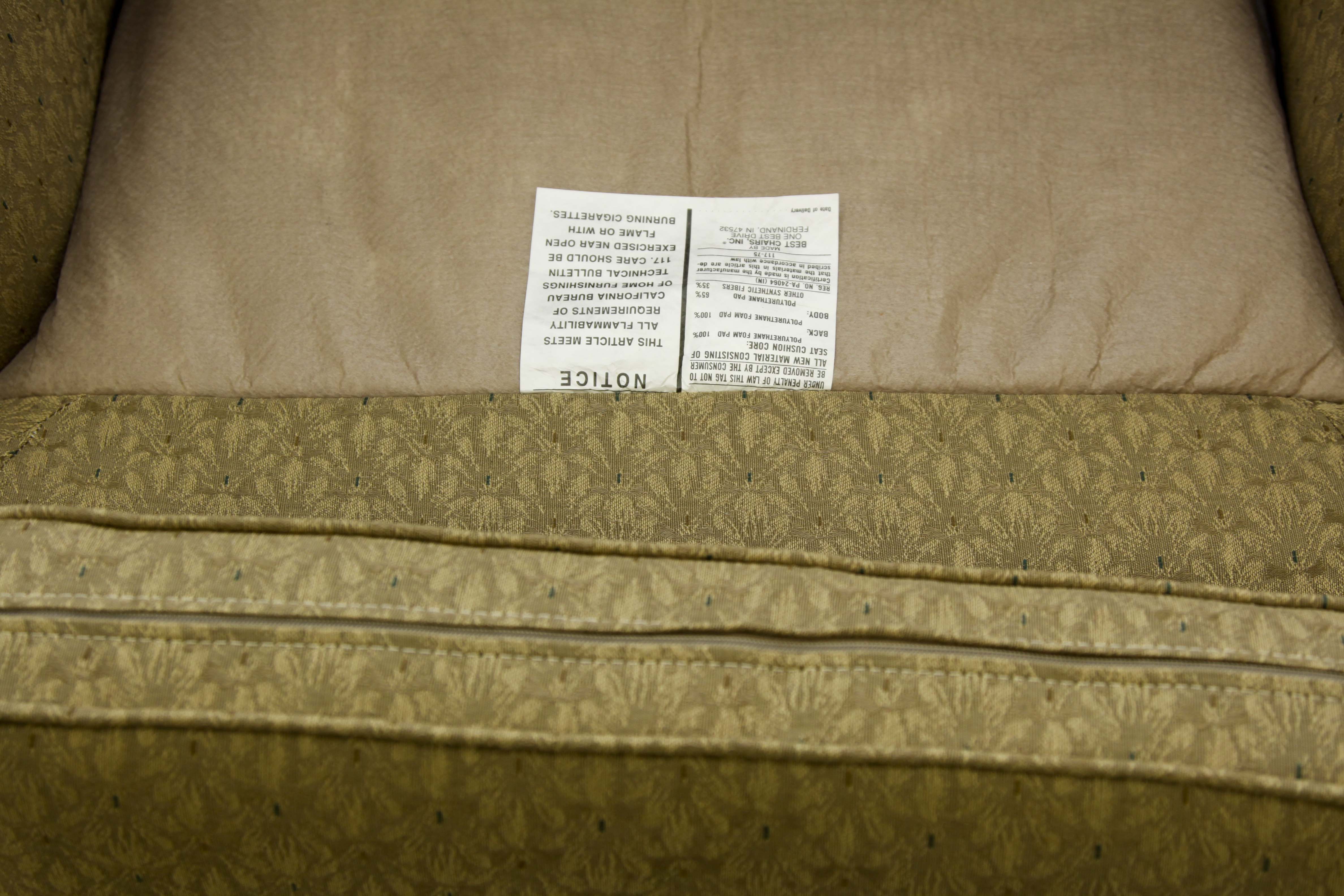 Havertys Queen Anne Style Wingback Chair