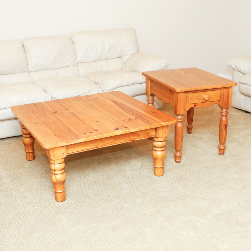Ethan Allen Coffee and End Table Set