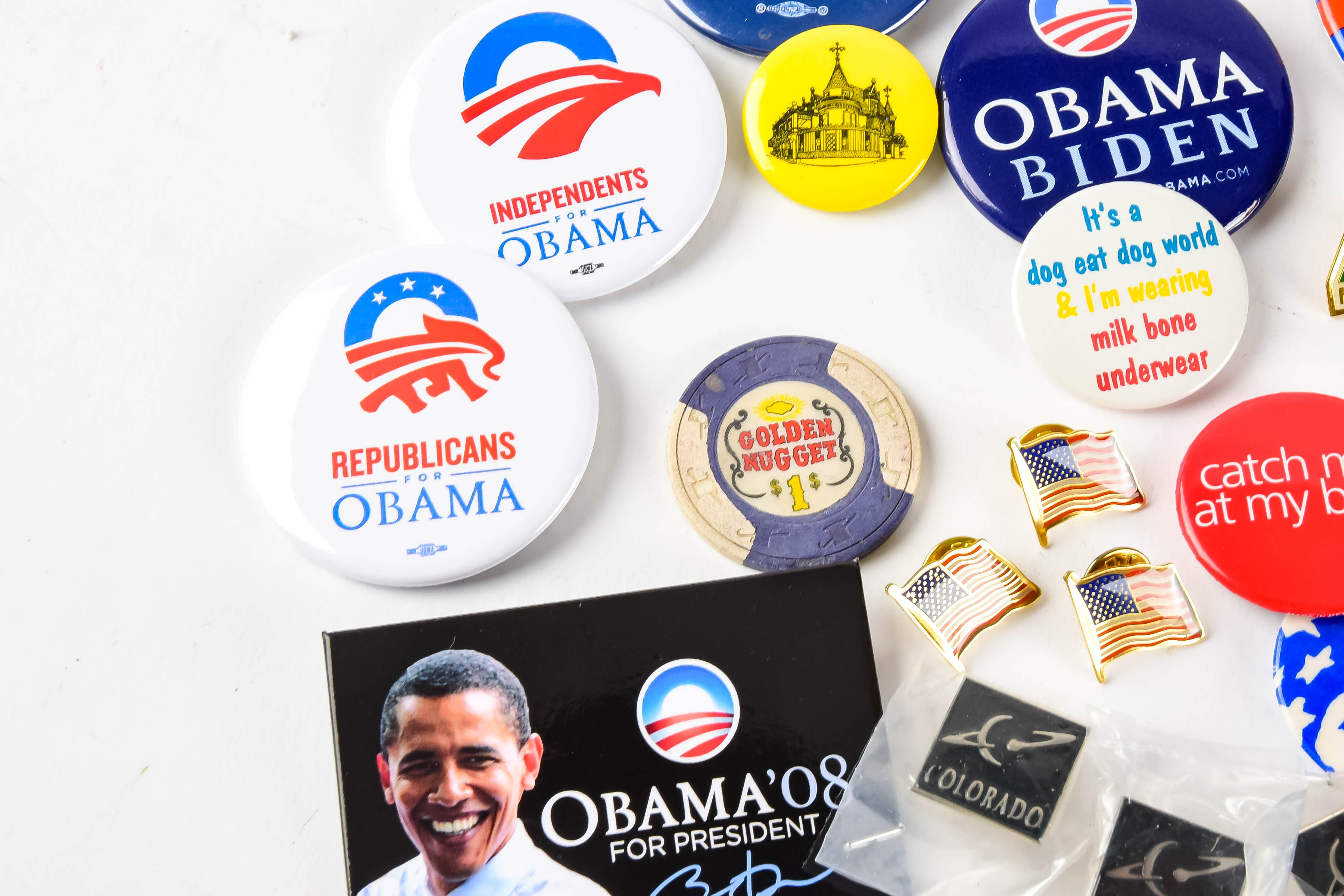 Assortment of Pinback Buttons