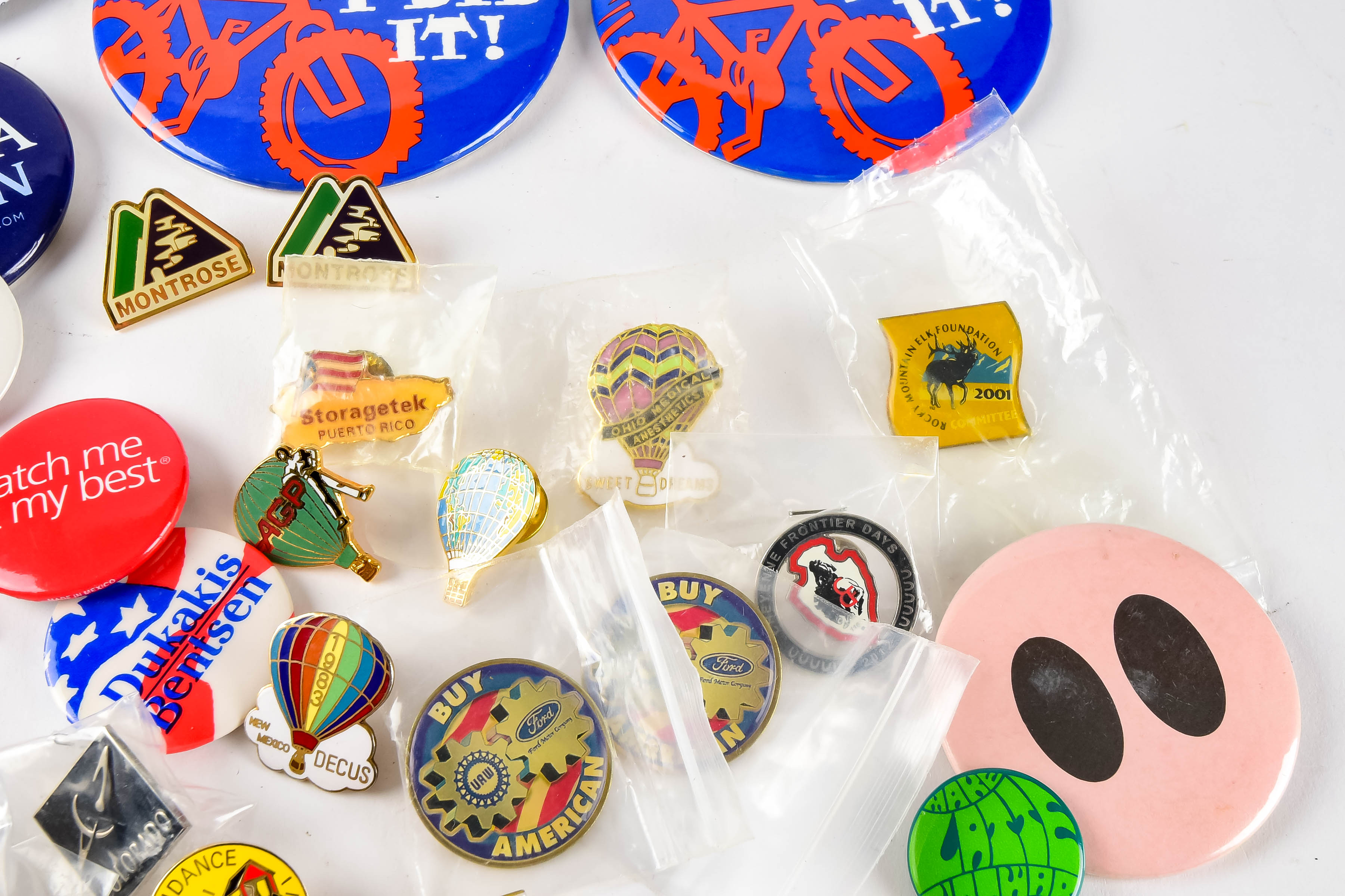 Assortment of Pinback Buttons