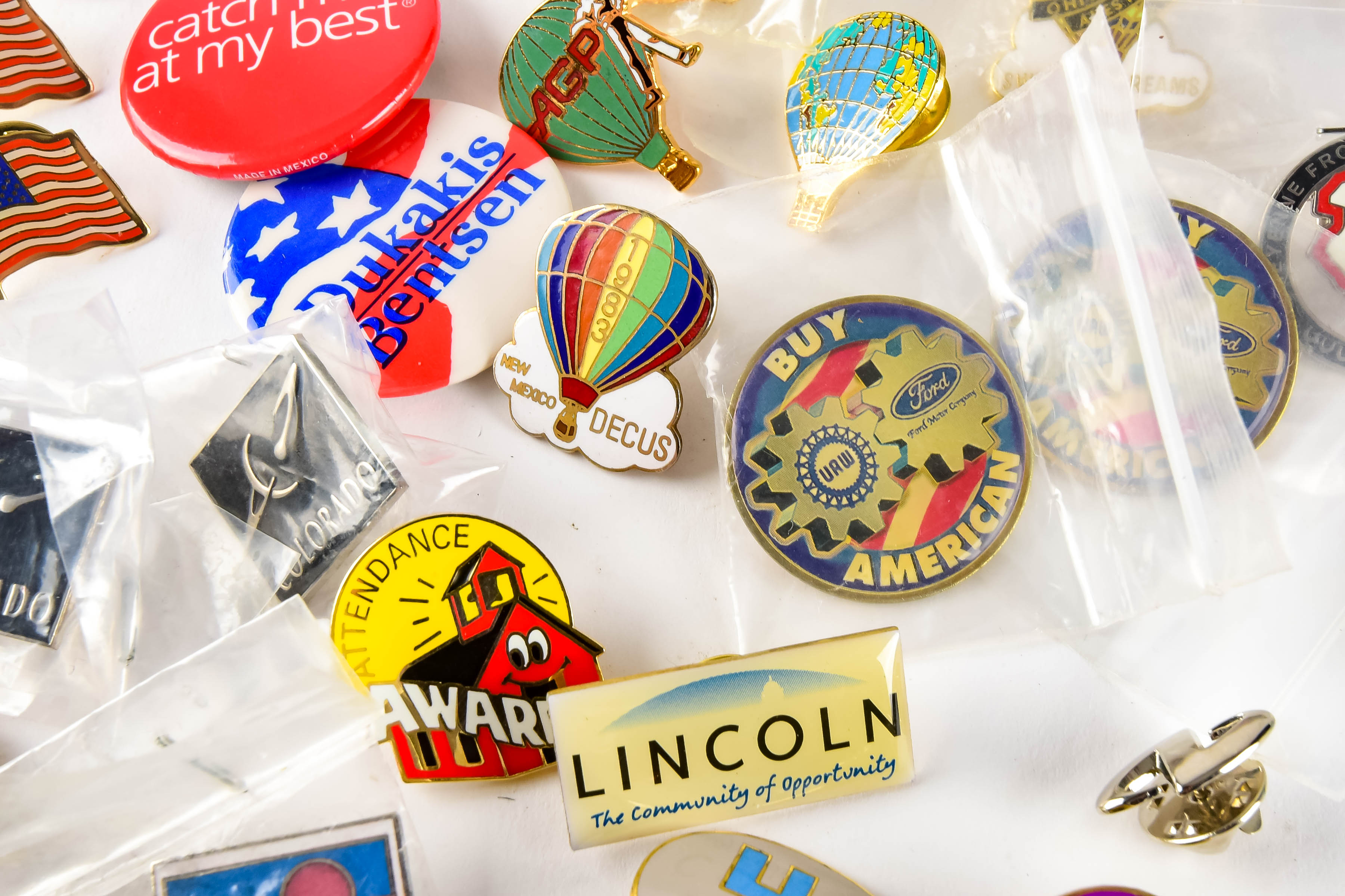 Assortment of Pinback Buttons