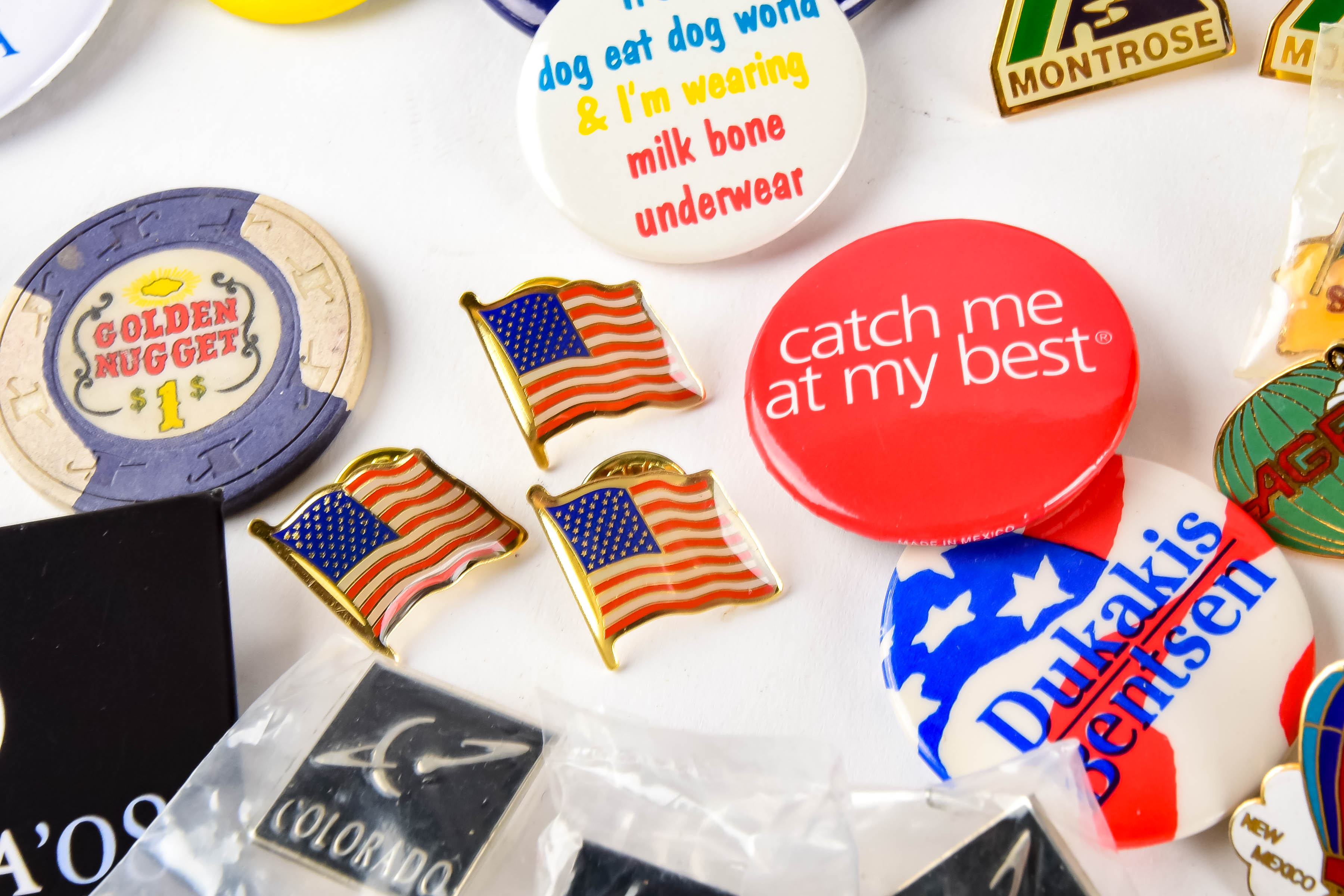 Assortment of Pinback Buttons