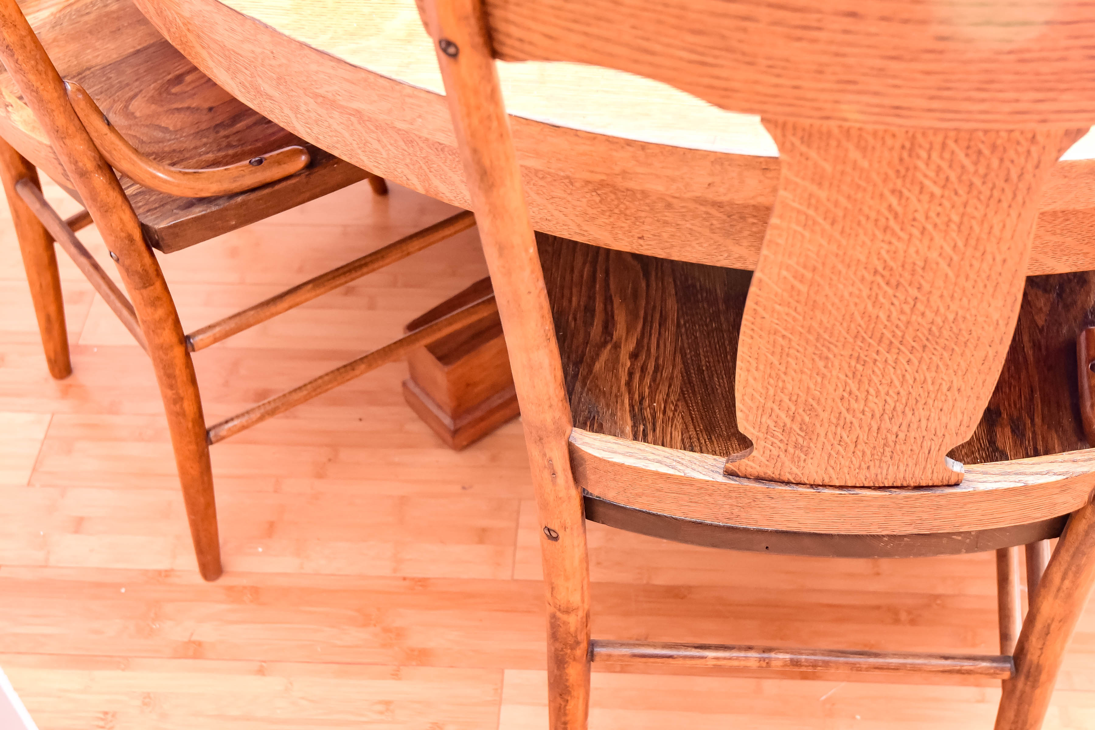 Oak Dining Table and Chairs