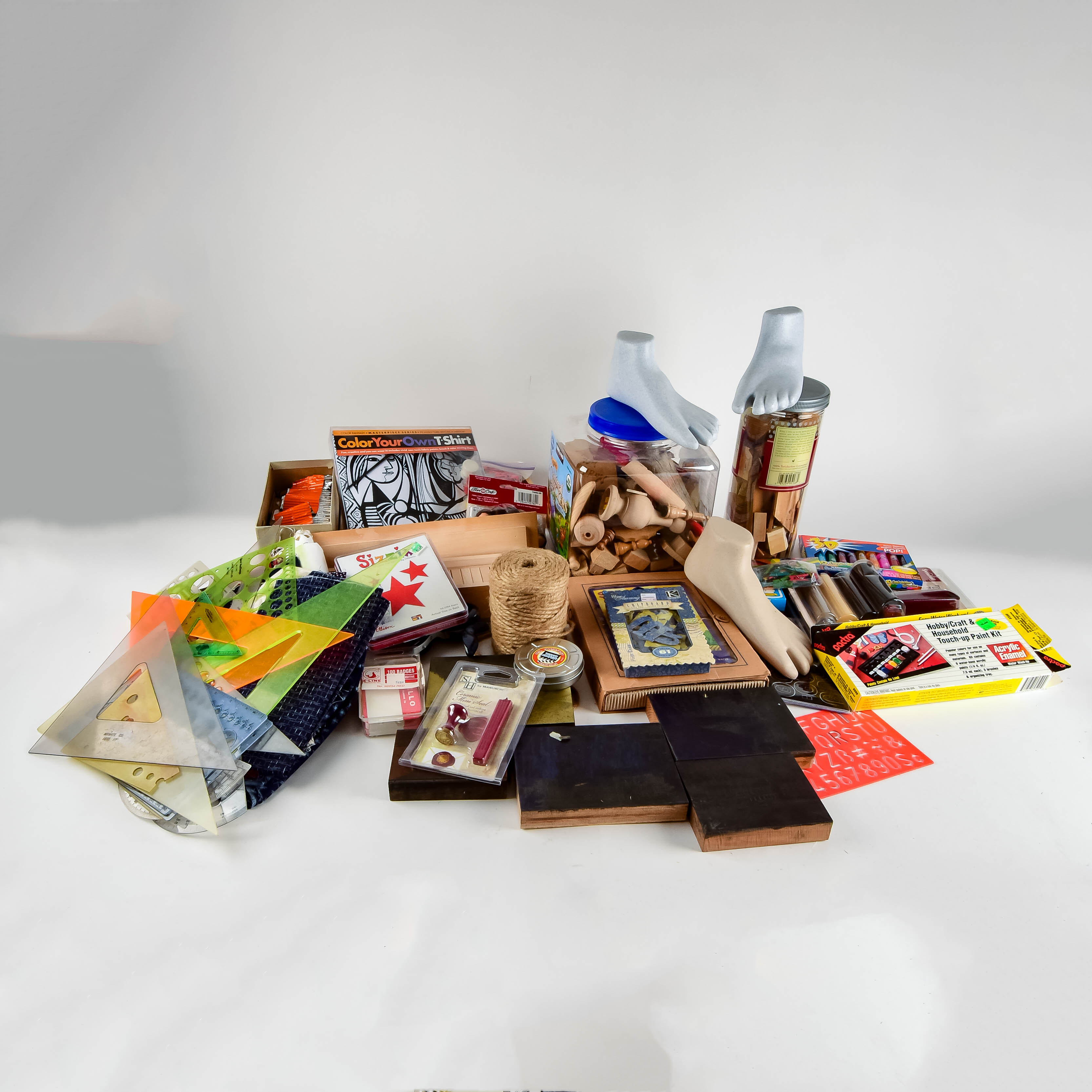 Large Assortment of Crafting Supplies