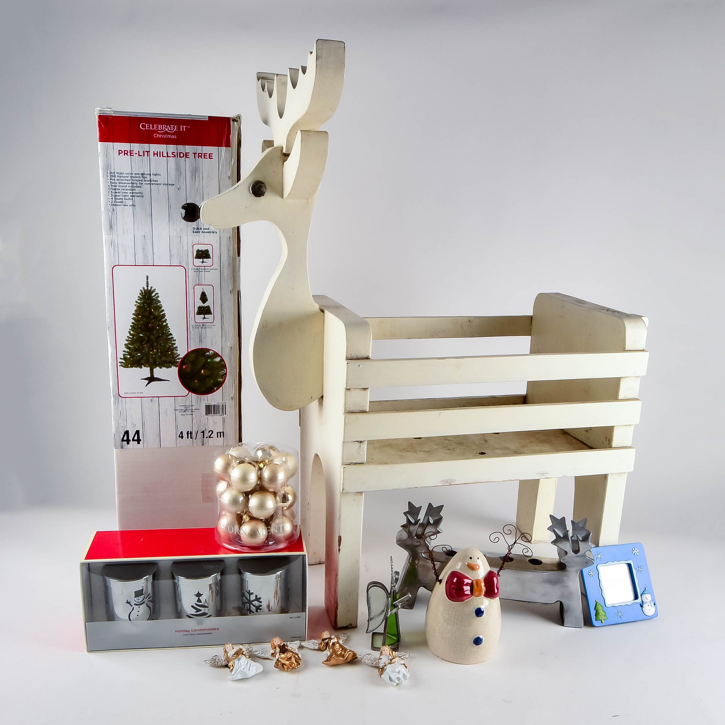 Collection of Various Christmas Holiday Decor