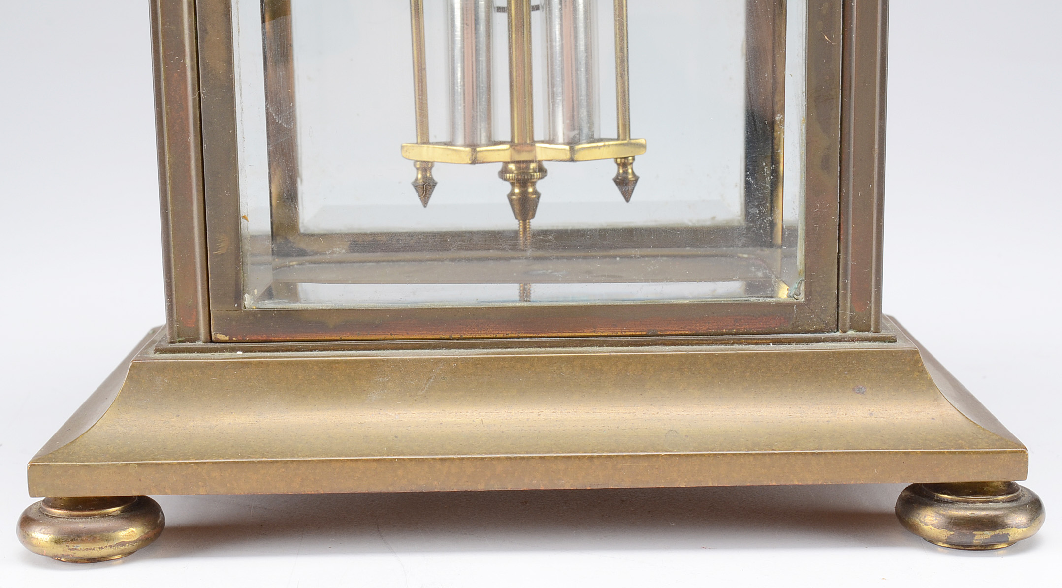 Vintage Waterbury Brass Shelf Clock