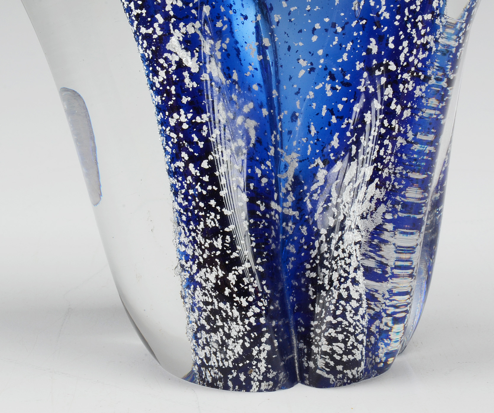 Art Glass Apple and Elephant Paperweights