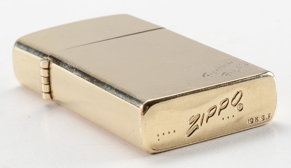 10K Gold Filled Zippo Lighter, circa 1958