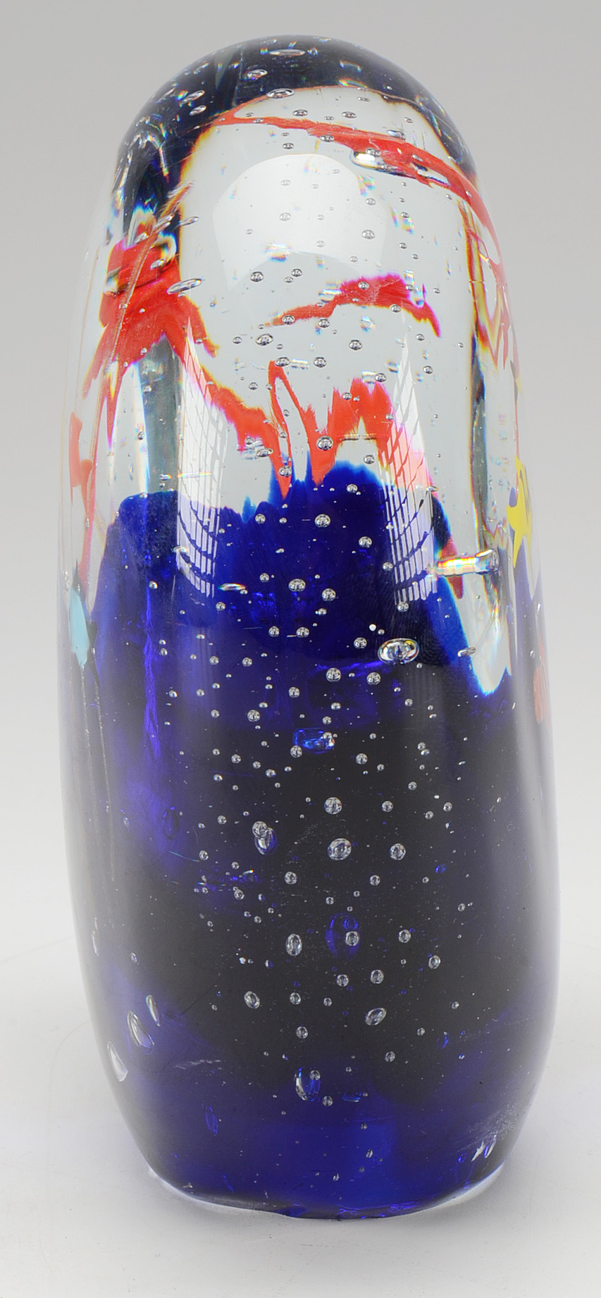 Large Blown Glass Aquarium Paperweight