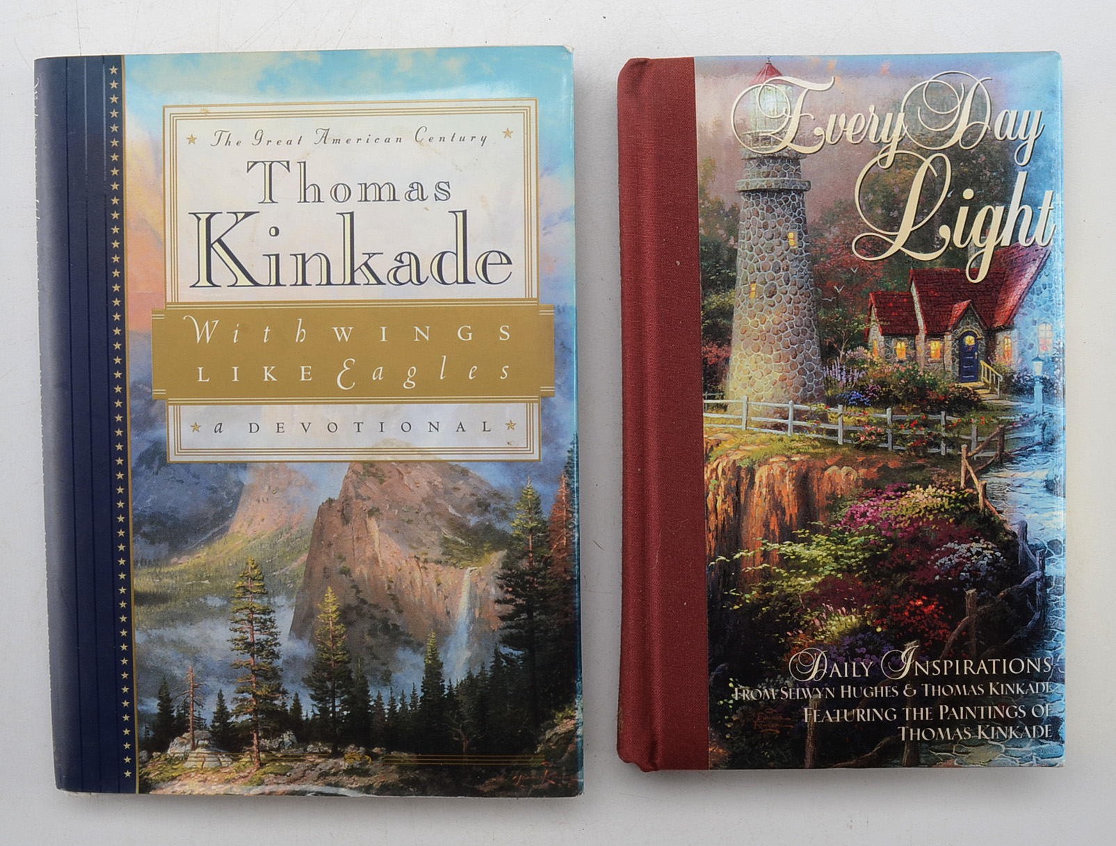 Collection of Thomas Kinkade Themed Religious Books