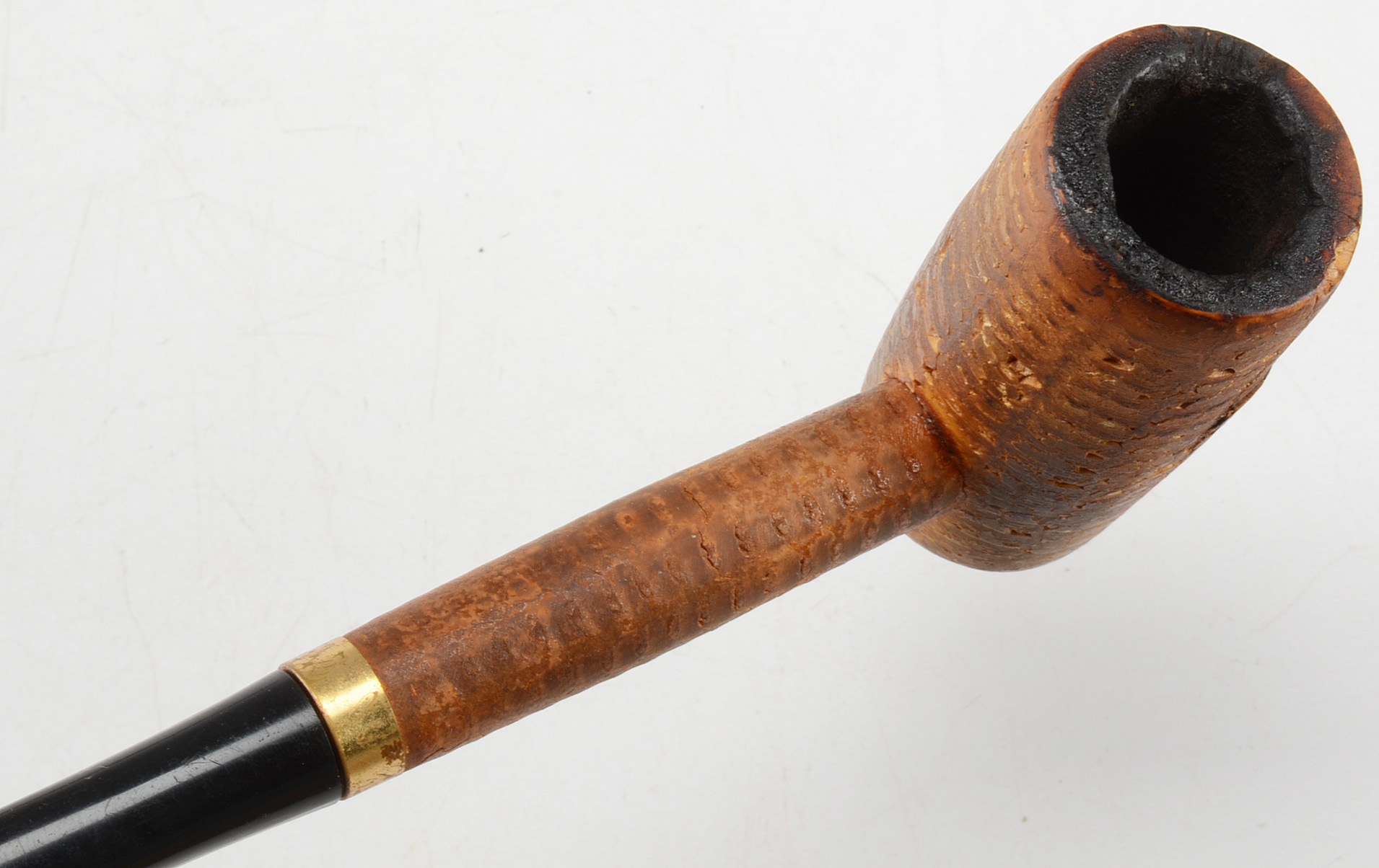 Assortment of Three Tobacco Smoking Pipes Including "The Fireside Pipe"