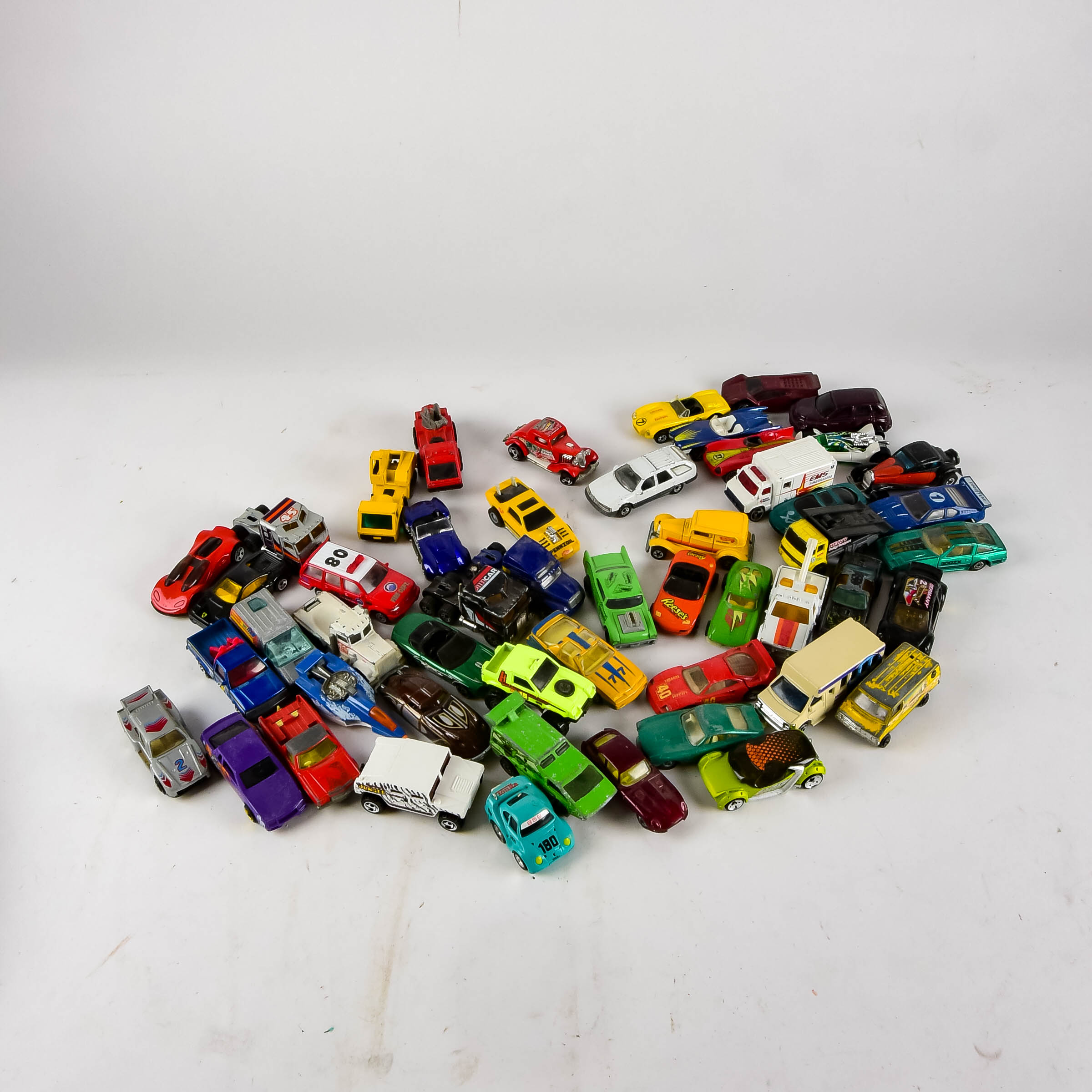 Large Assortment of Toy Vehicles