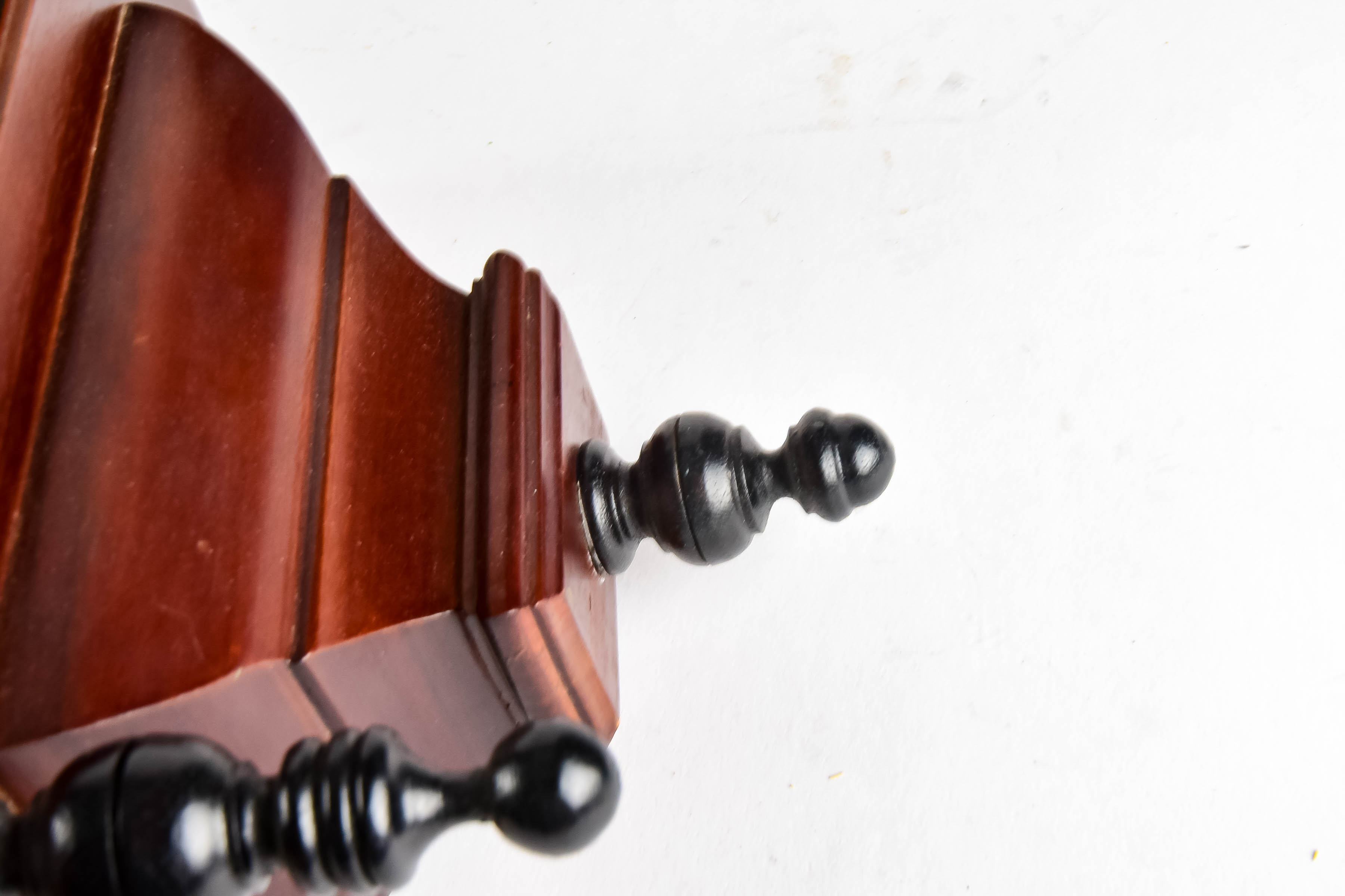 Mahogany Finish 31 Day Wall Clock