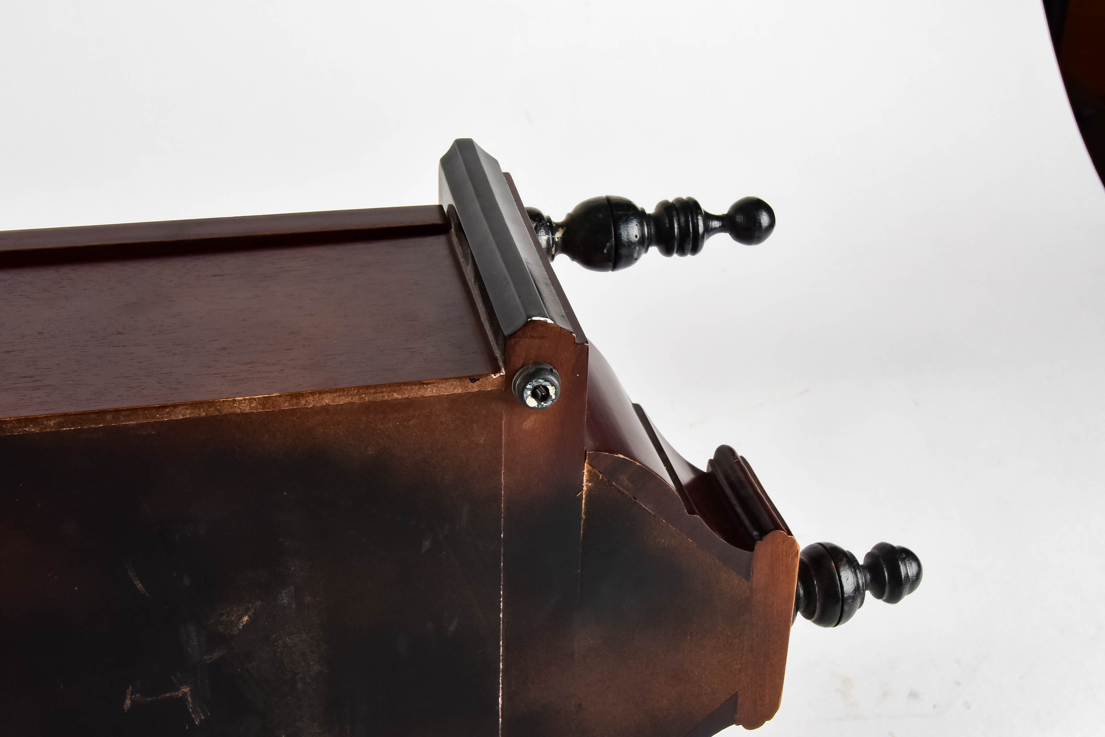 Mahogany Finish 31 Day Wall Clock