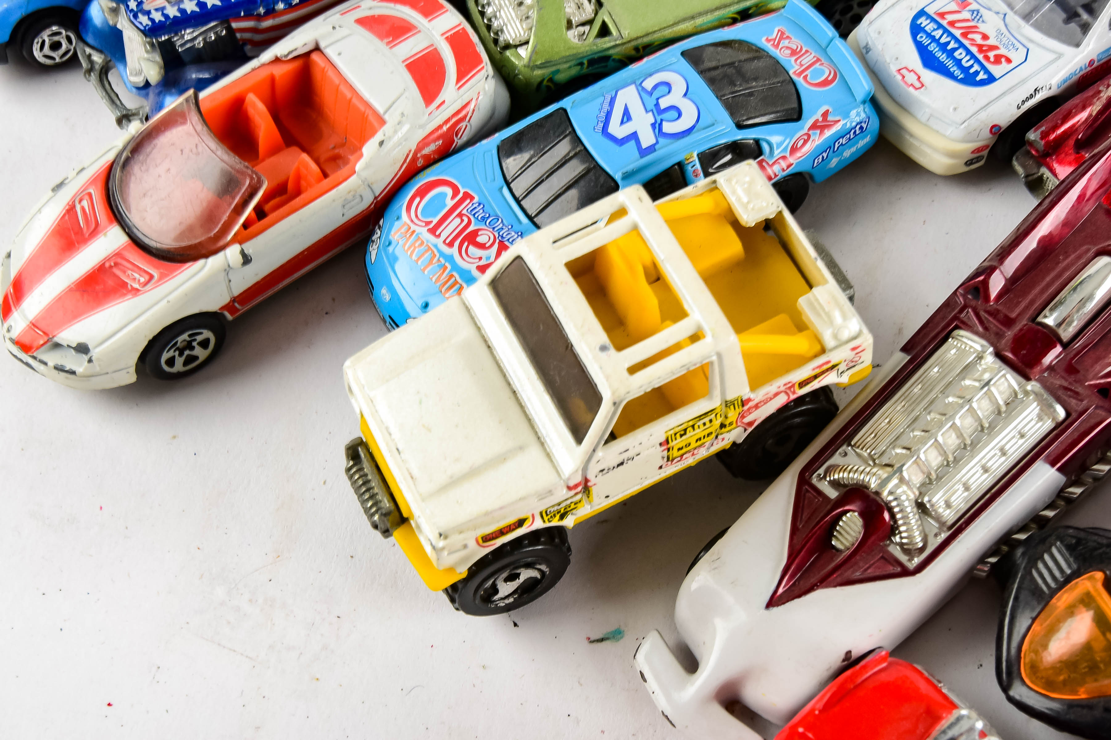 Assortment of Trucks and Car Toys