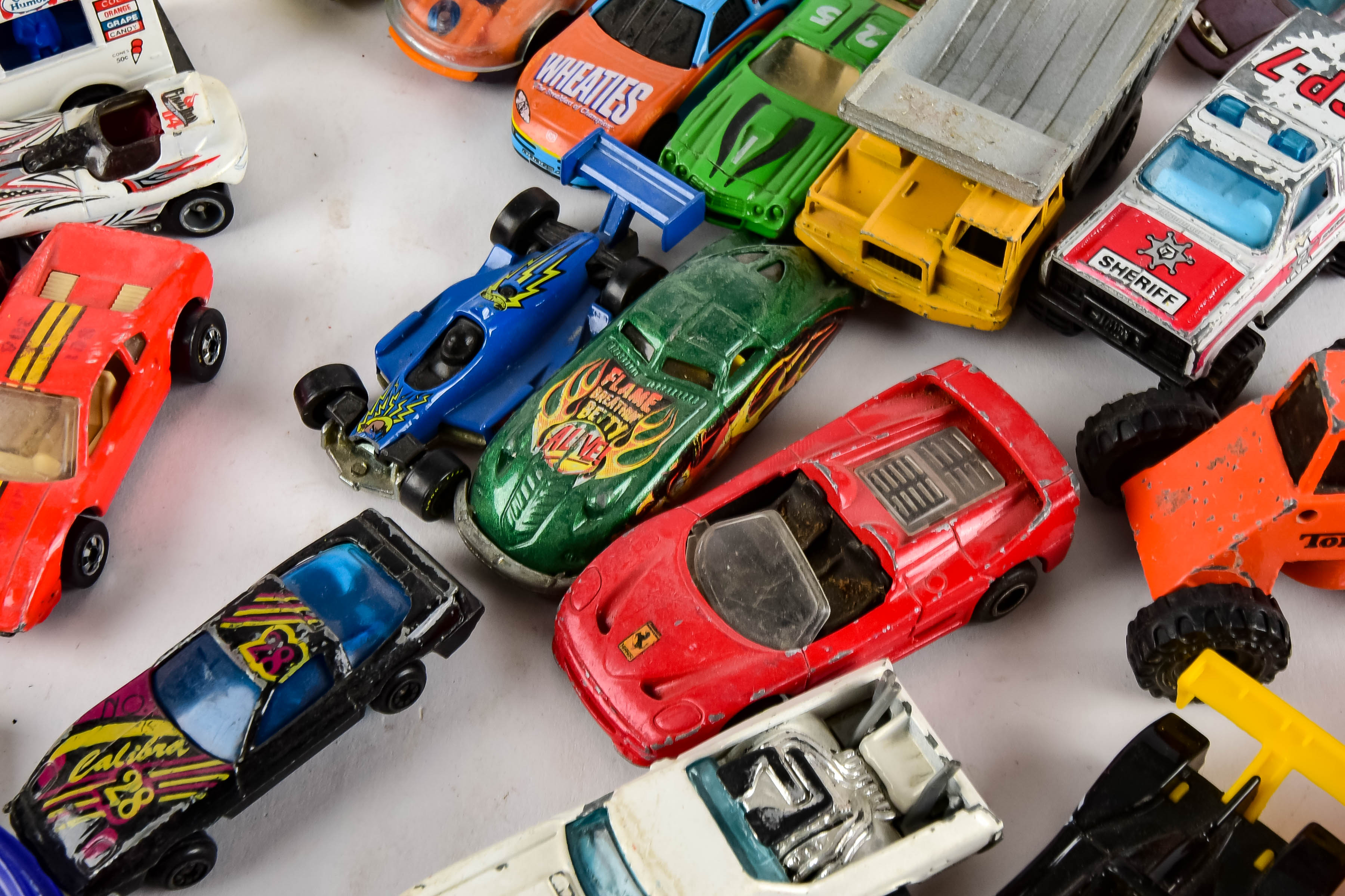 Assortment of Trucks and Car Toys