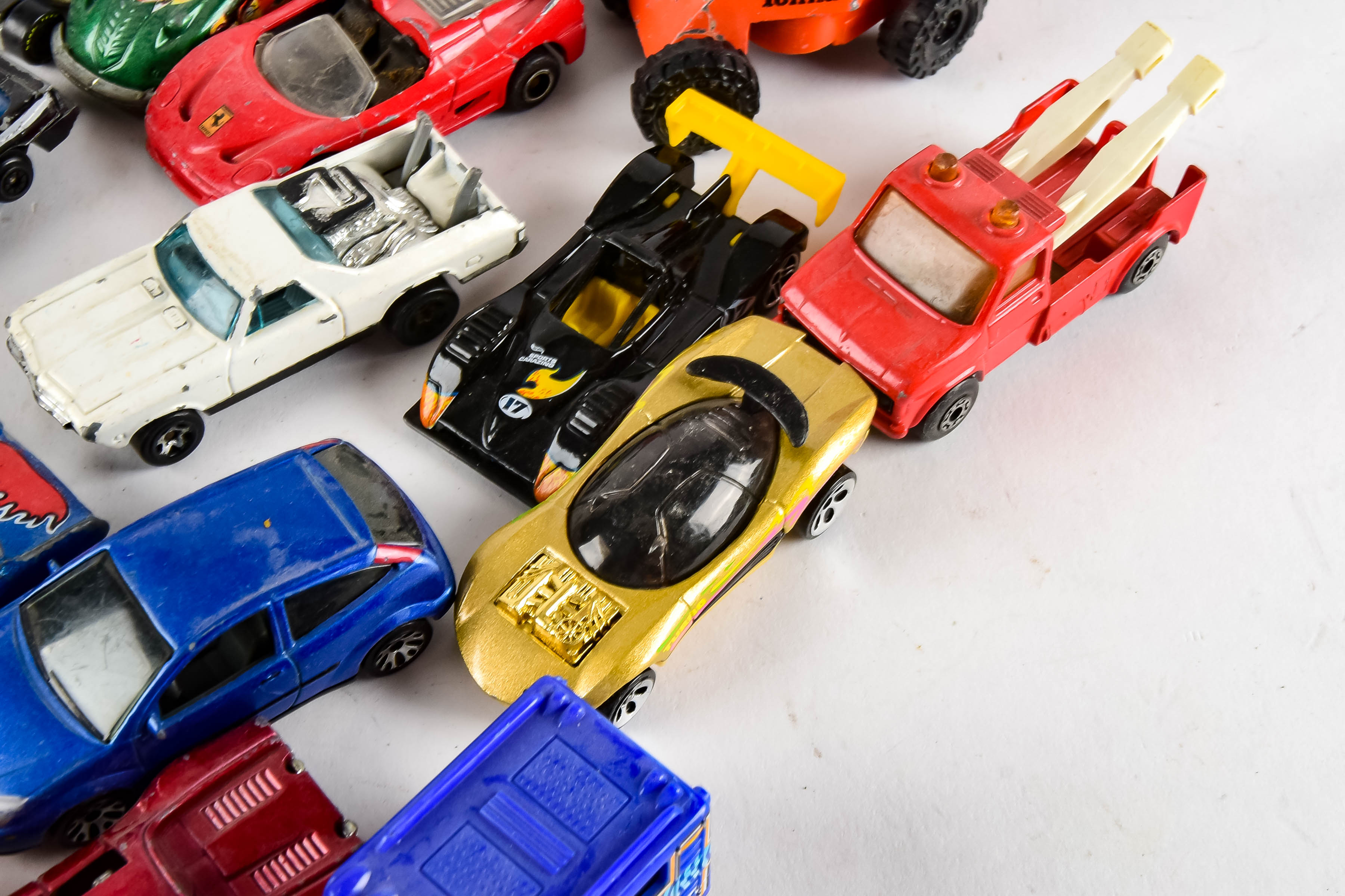 Assortment of Trucks and Car Toys