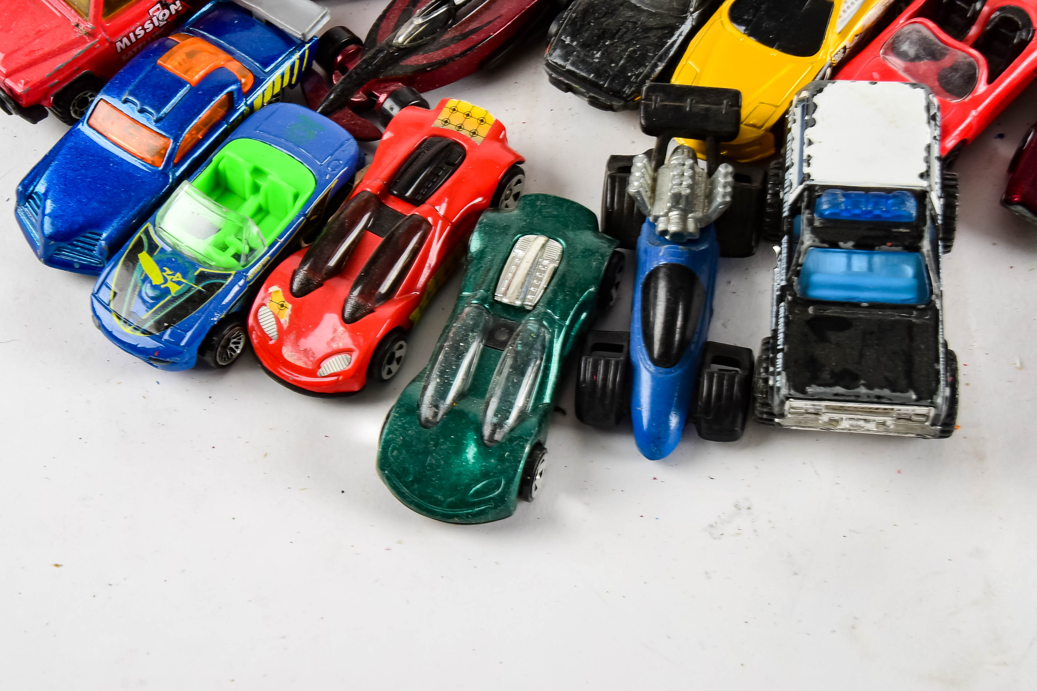 Large Collection of Toy Cars Including Hot Wheels