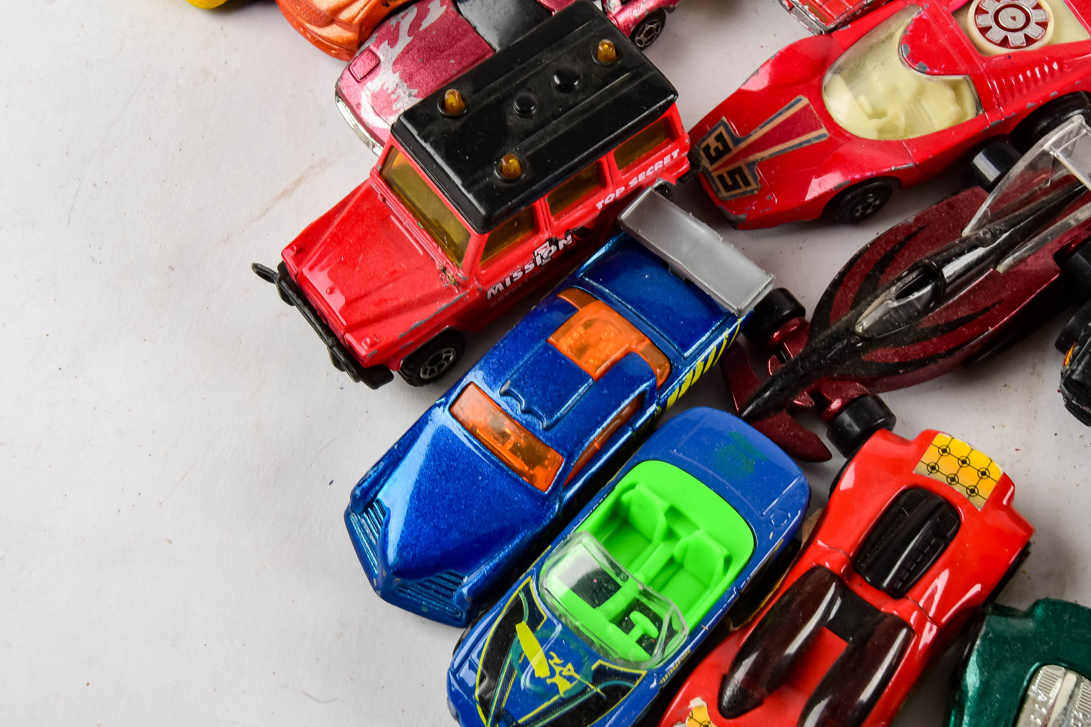 Large Collection of Toy Cars Including Hot Wheels