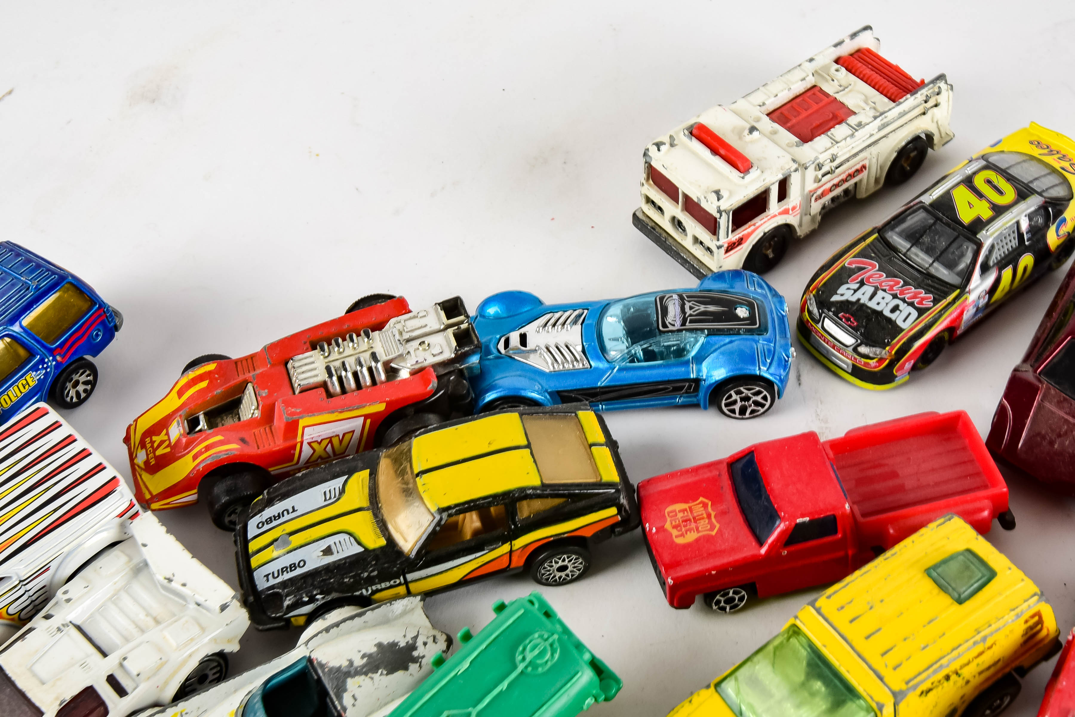 Large Collection of Toy Cars Including Hot Wheels