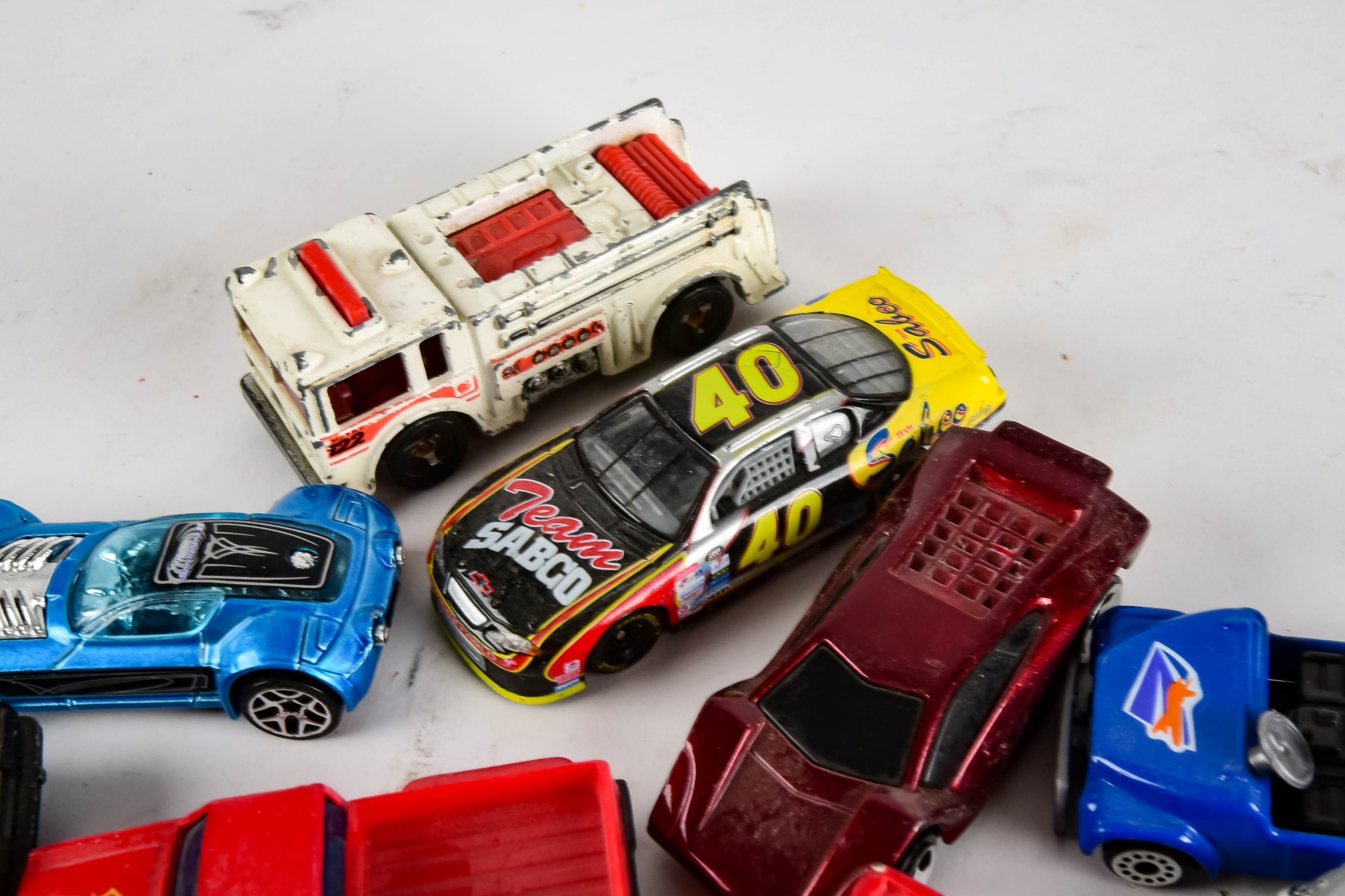 Large Collection of Toy Cars Including Hot Wheels