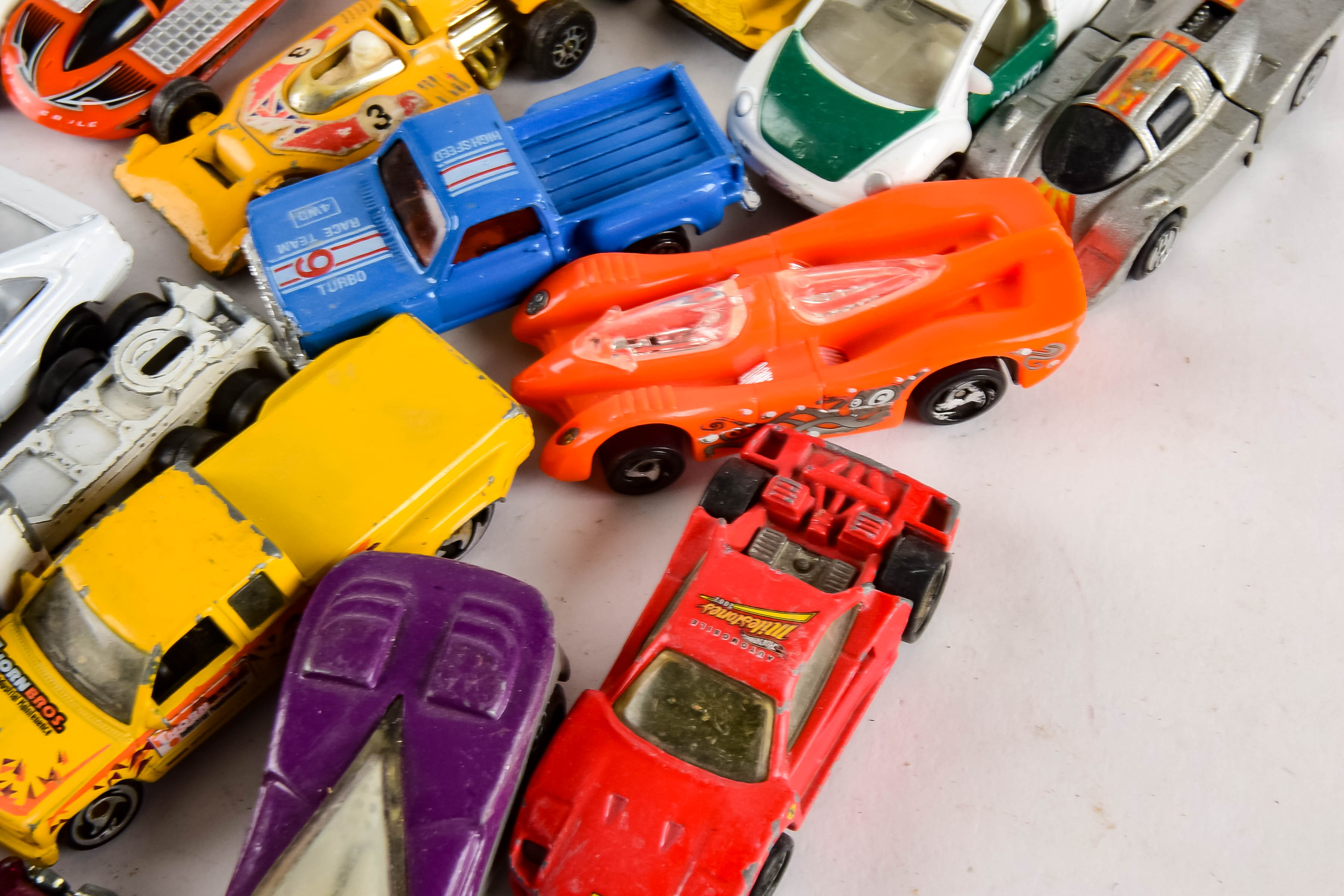 Large Collection of Toy Cars Including Hot Wheels