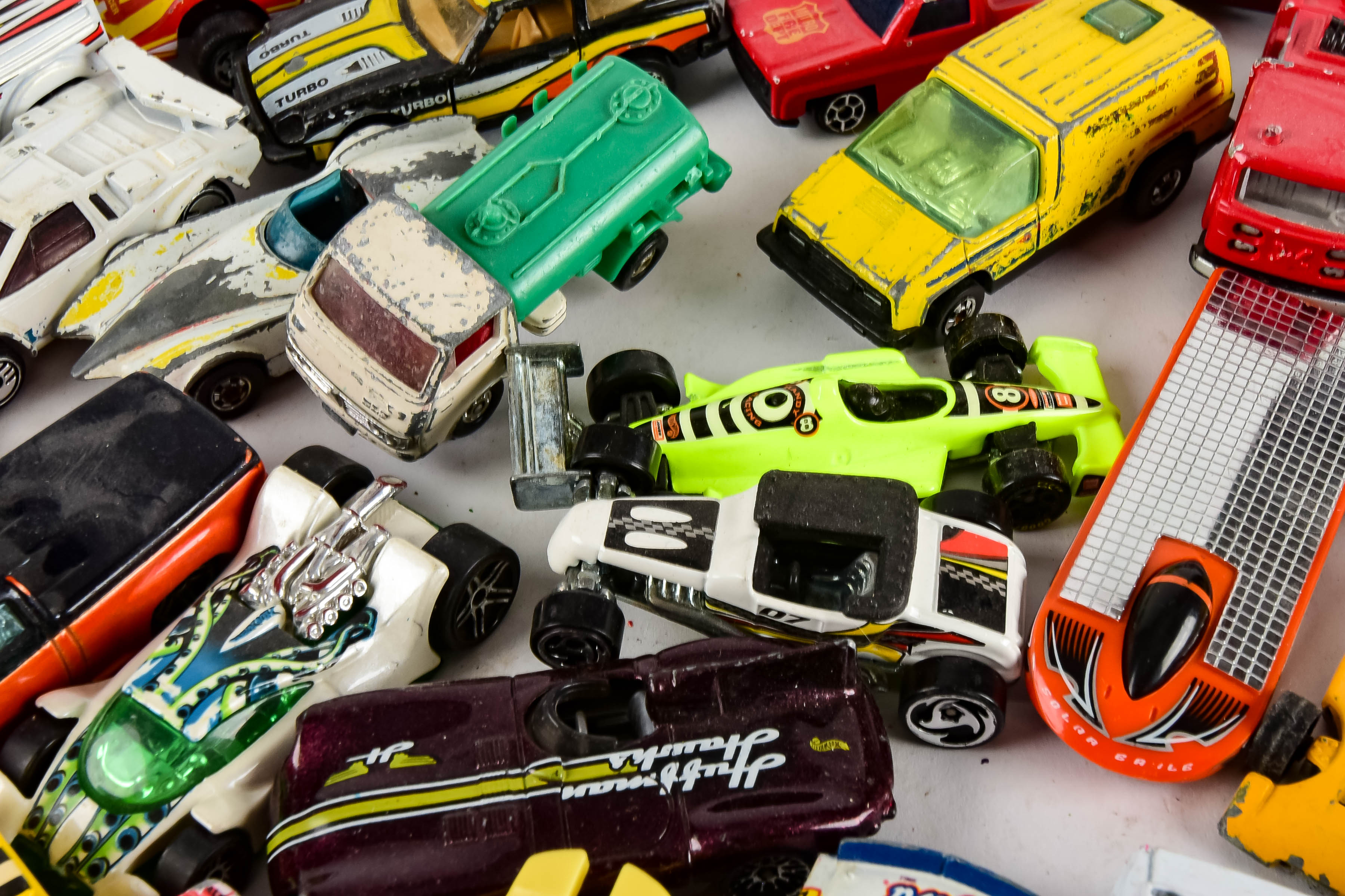 Large Collection of Toy Cars Including Hot Wheels
