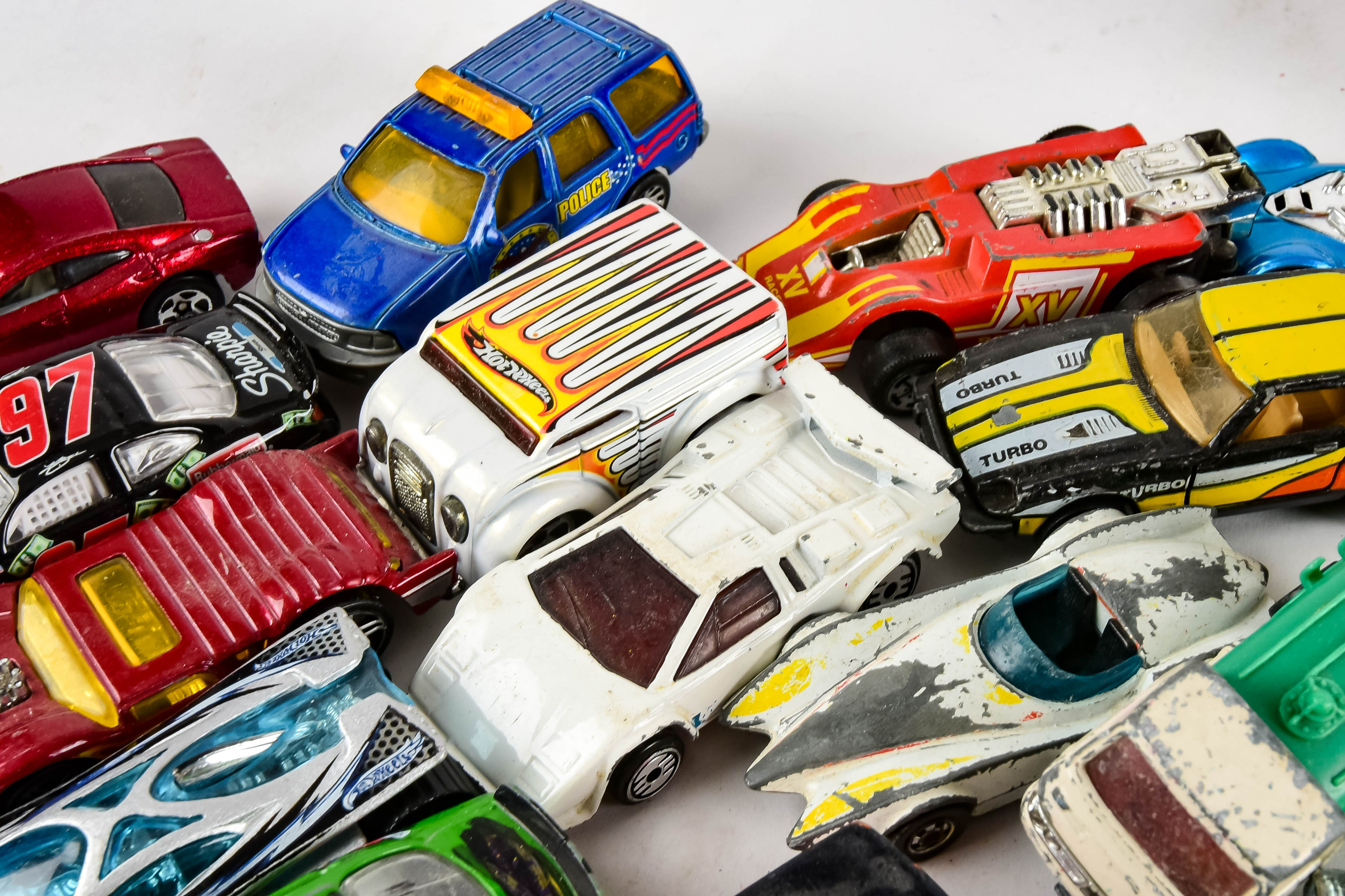 Large Collection of Toy Cars Including Hot Wheels